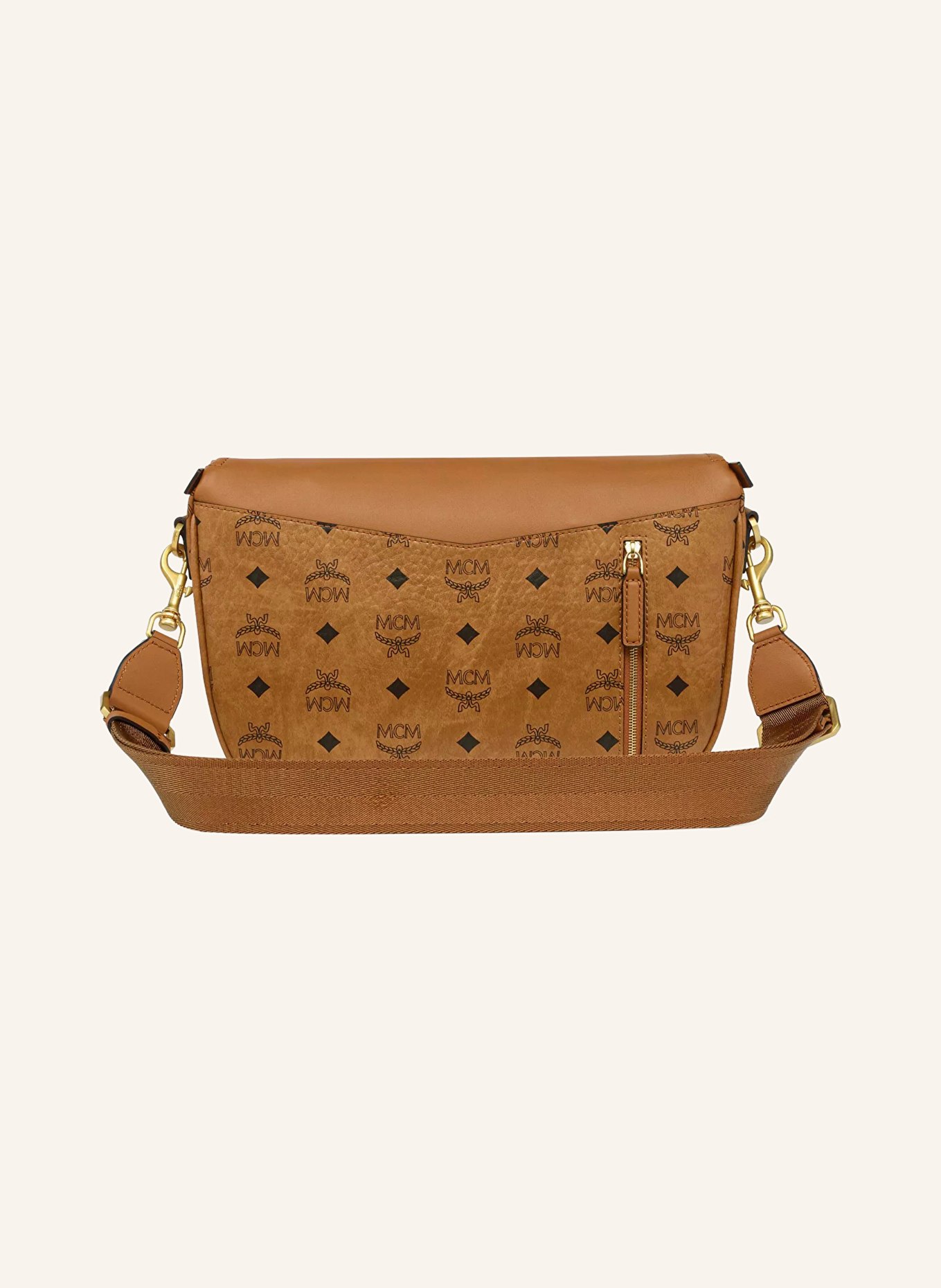 MCM Umhängetasche DIAMOND 3D: COGNAC
