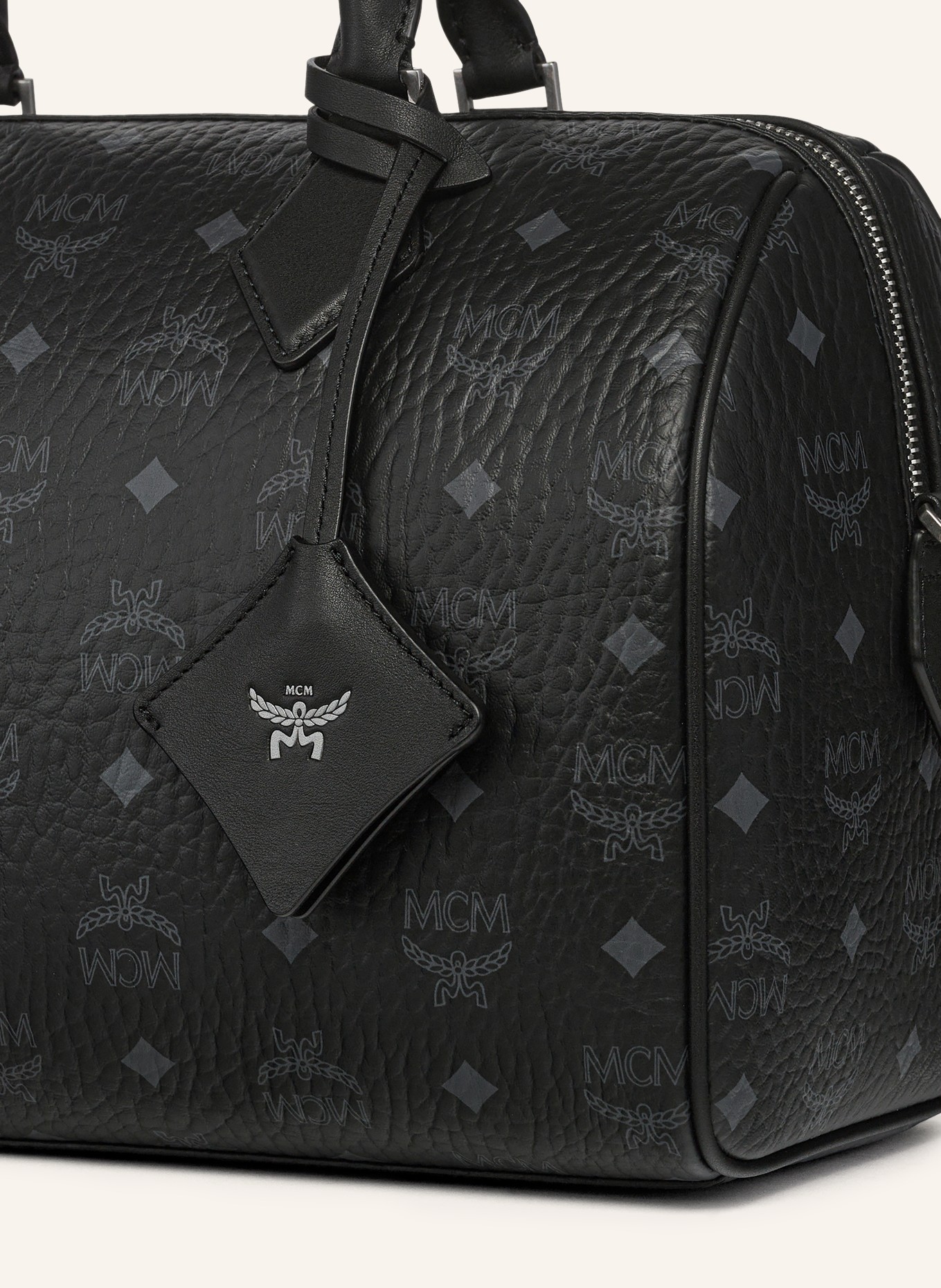 MCM Torebka ELLA MEDIUM: CZARNY / SREBRNY / CZIEMNOSZARY