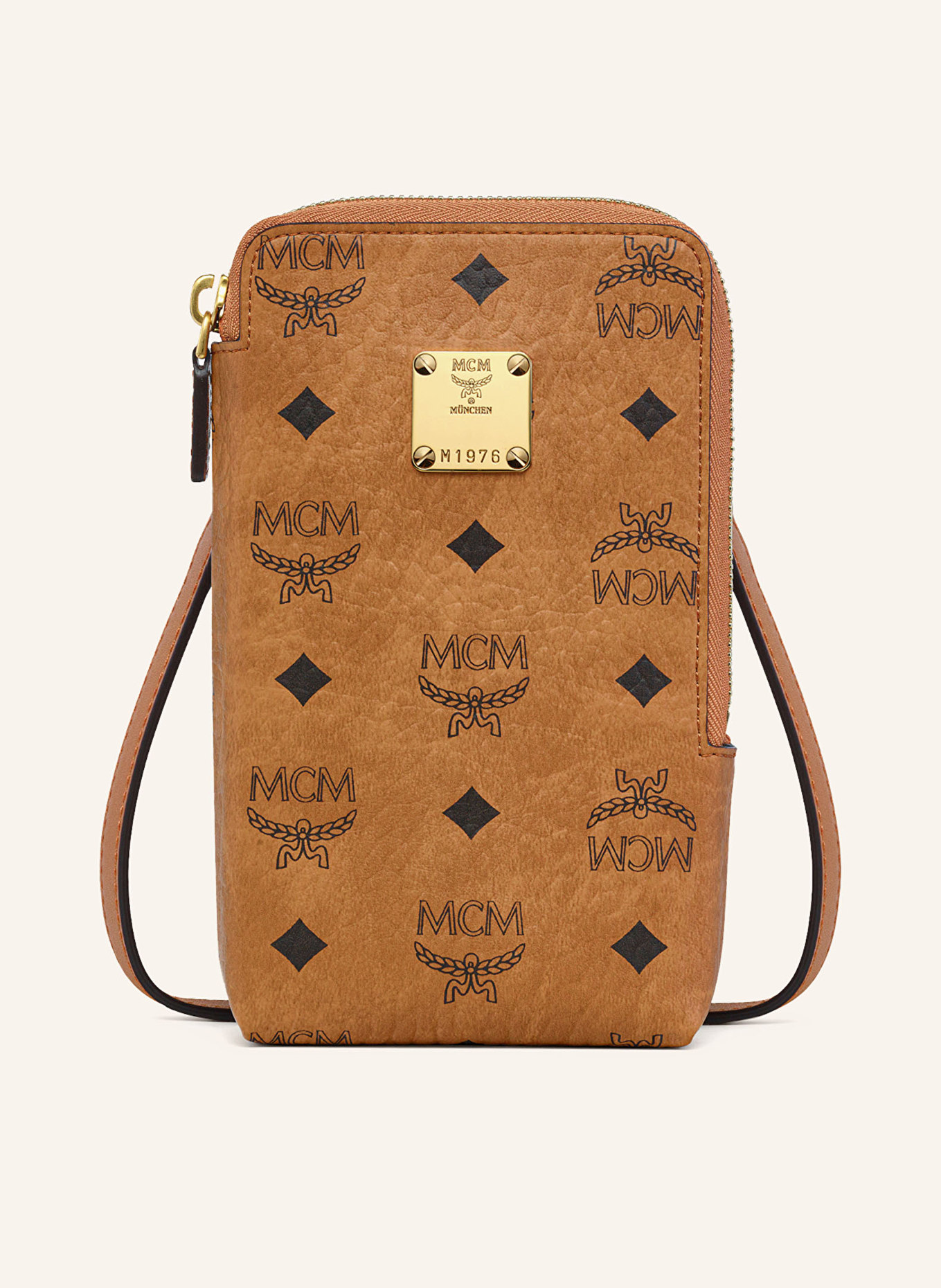 MCM Smartphone-Tasche AREN: COGNAC