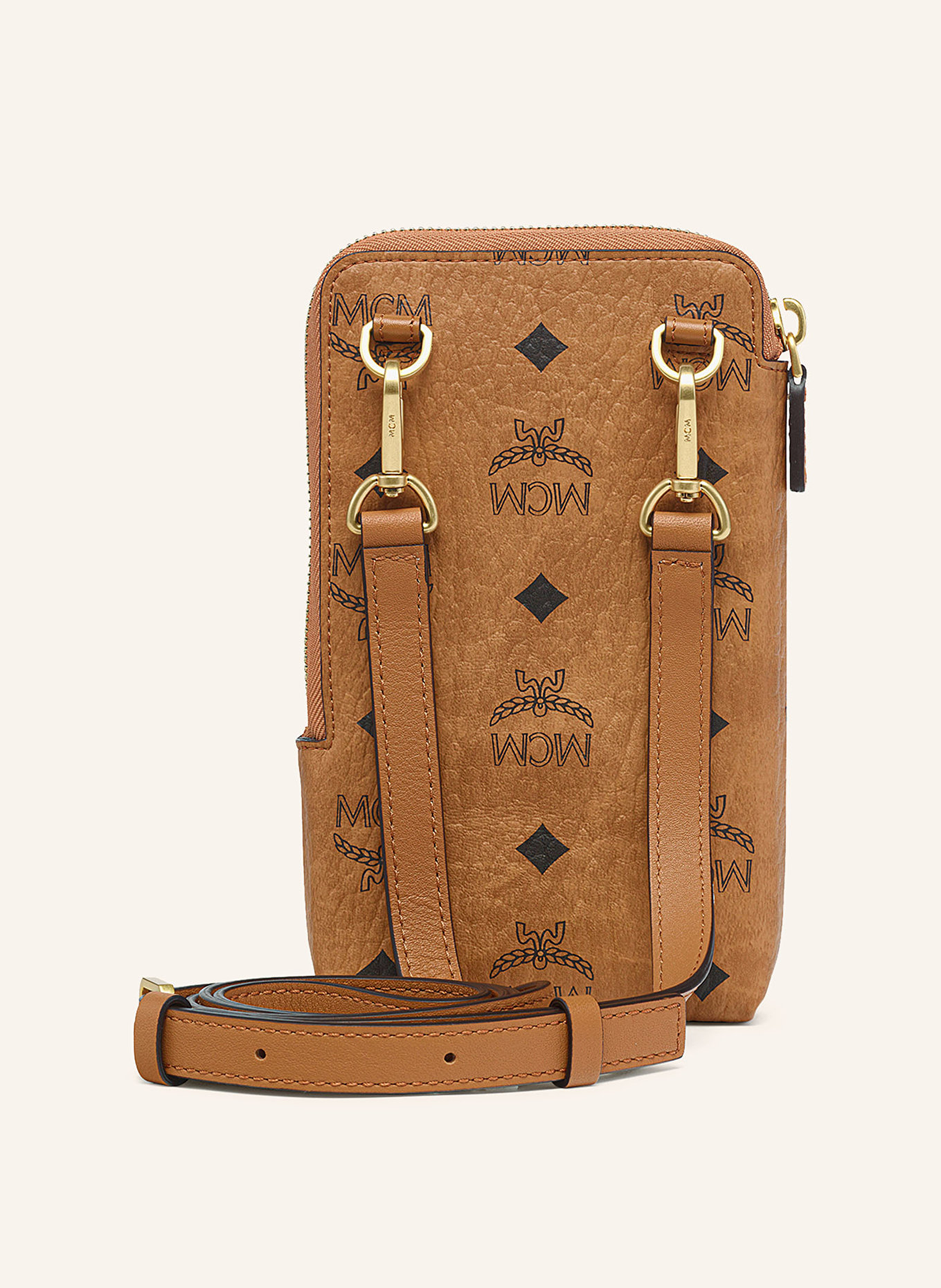 MCM Smartphone-Tasche AREN: COGNAC