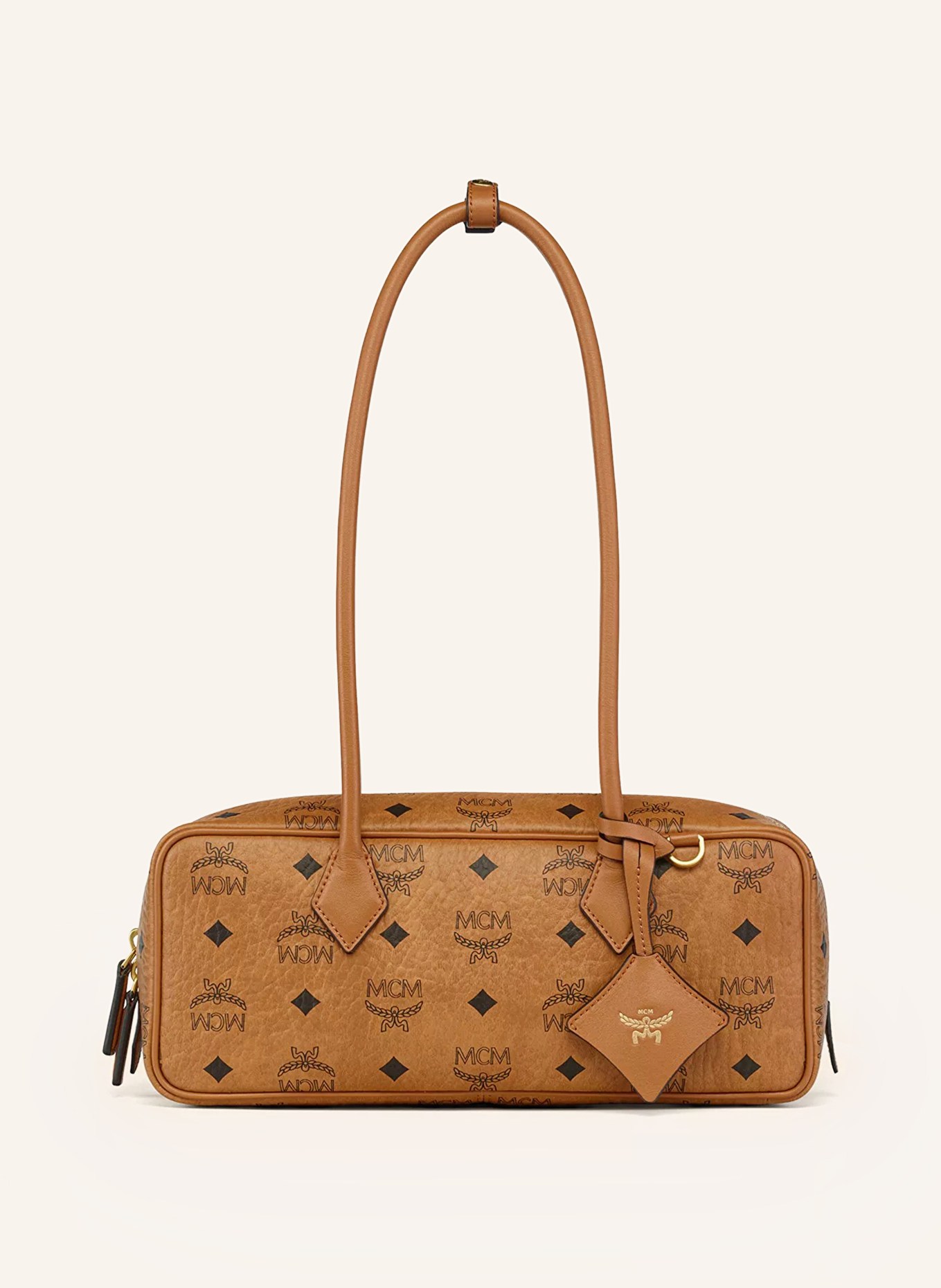 MCM Schultertasche AREN: COGNAC