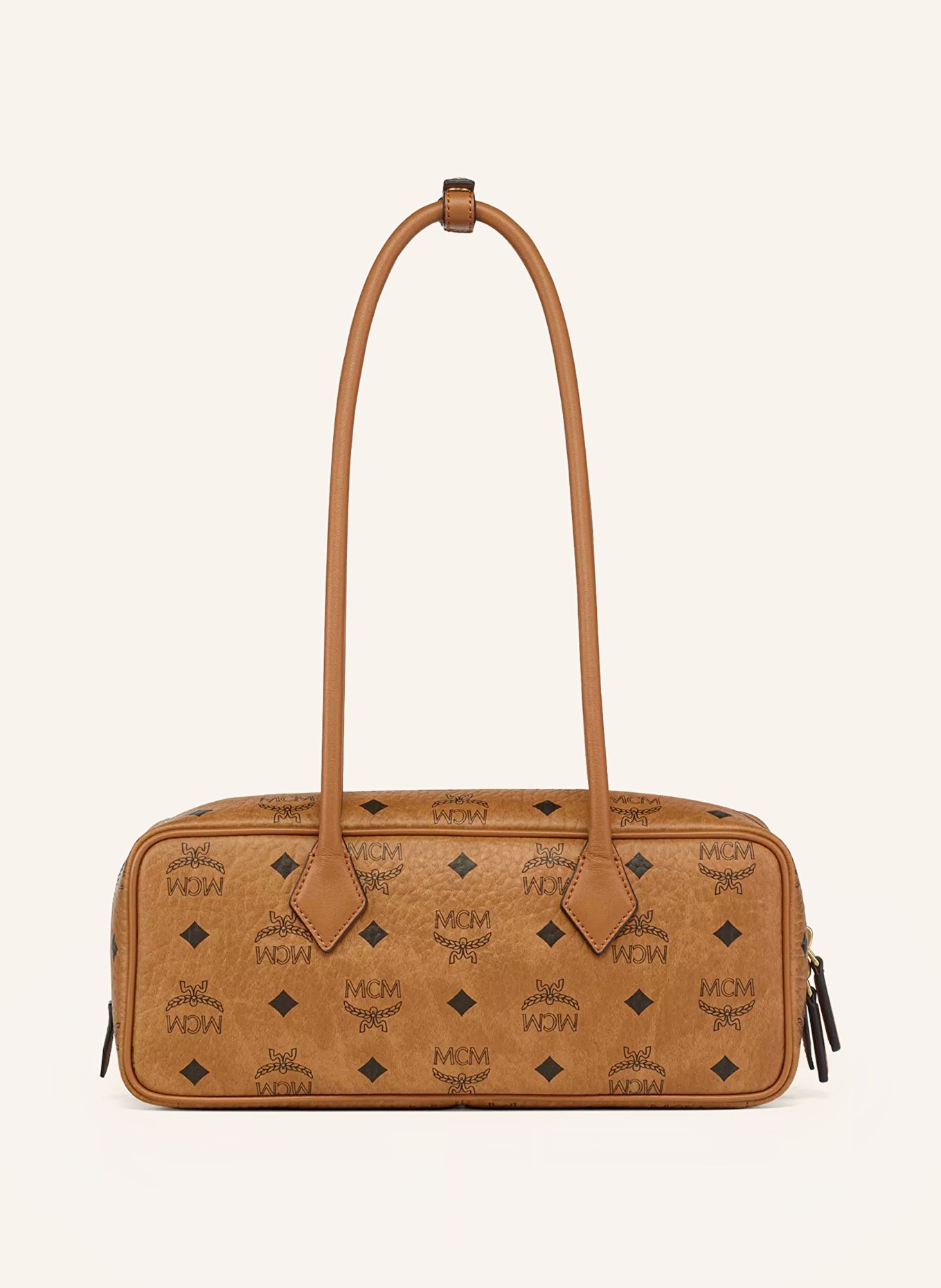 MCM Schultertasche AREN: COGNAC