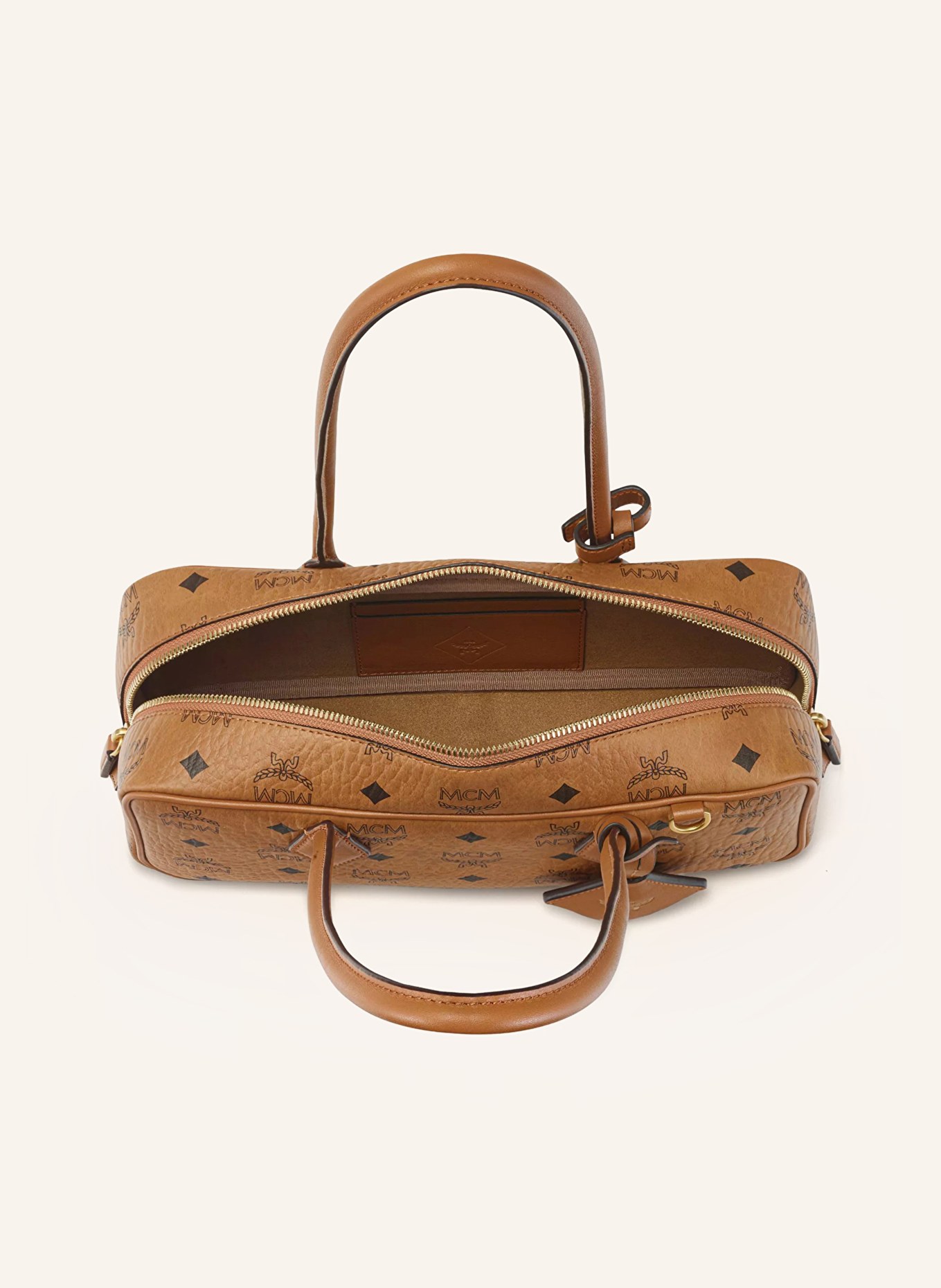 MCM Schultertasche AREN: COGNAC