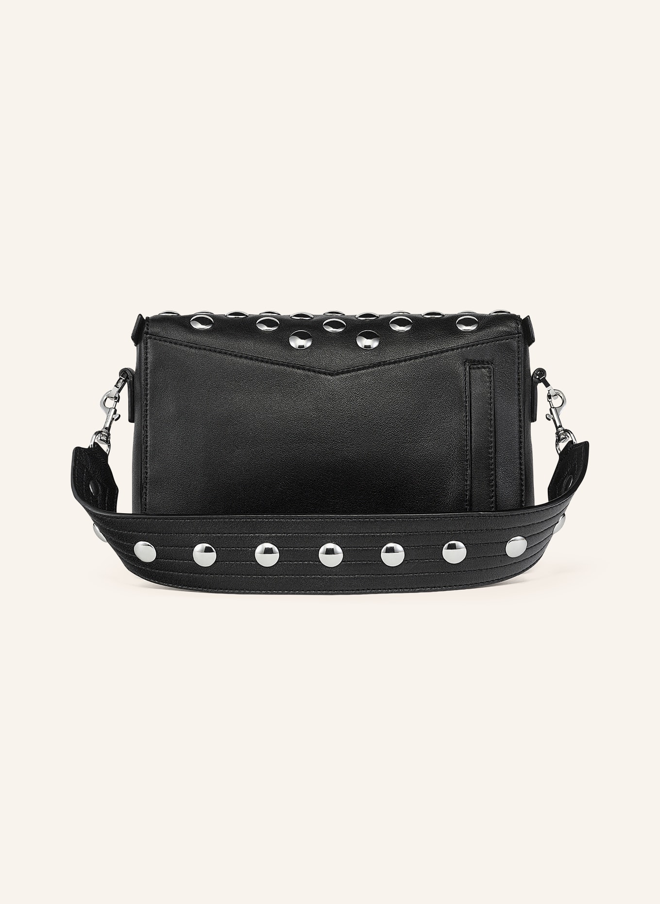 MCM Schultertasche DIAMANT 3D SMALL: SCHWARZ / SILBER