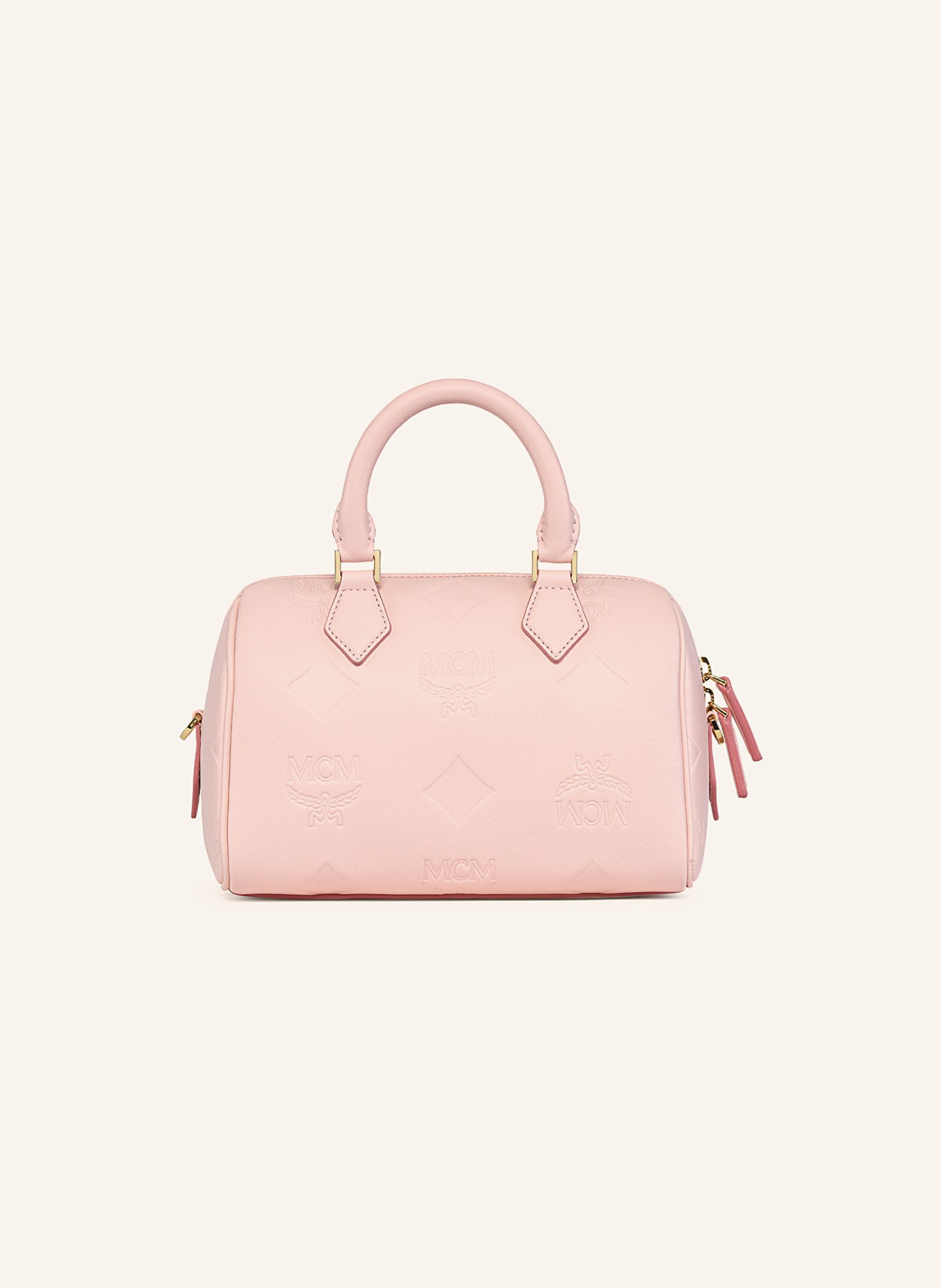 MCM ELLA BOSTON SMALL handbag: LIGHT PINK