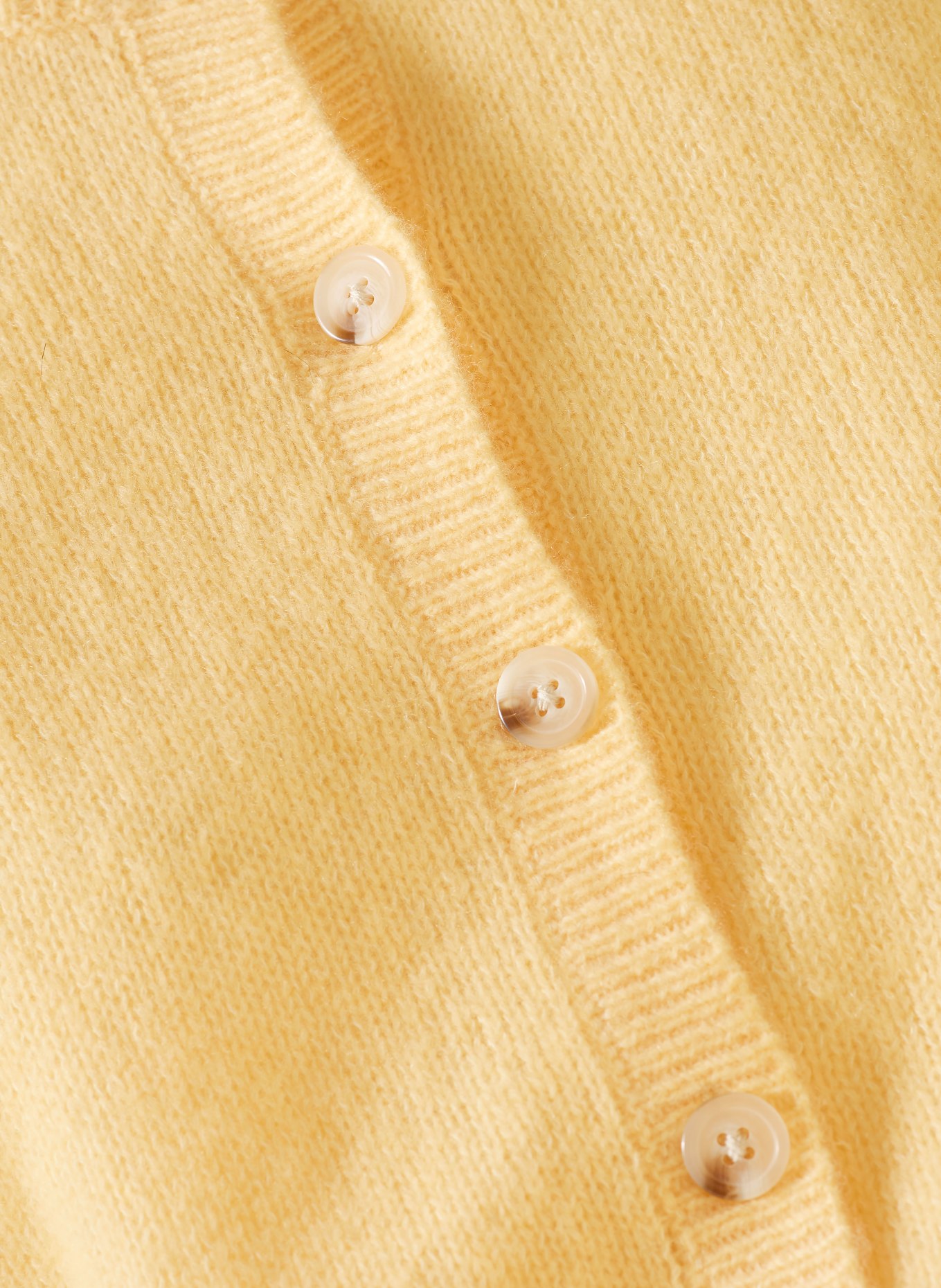 MRS & HUGS Strickjacke mit Cashmere: DUNKELGELB