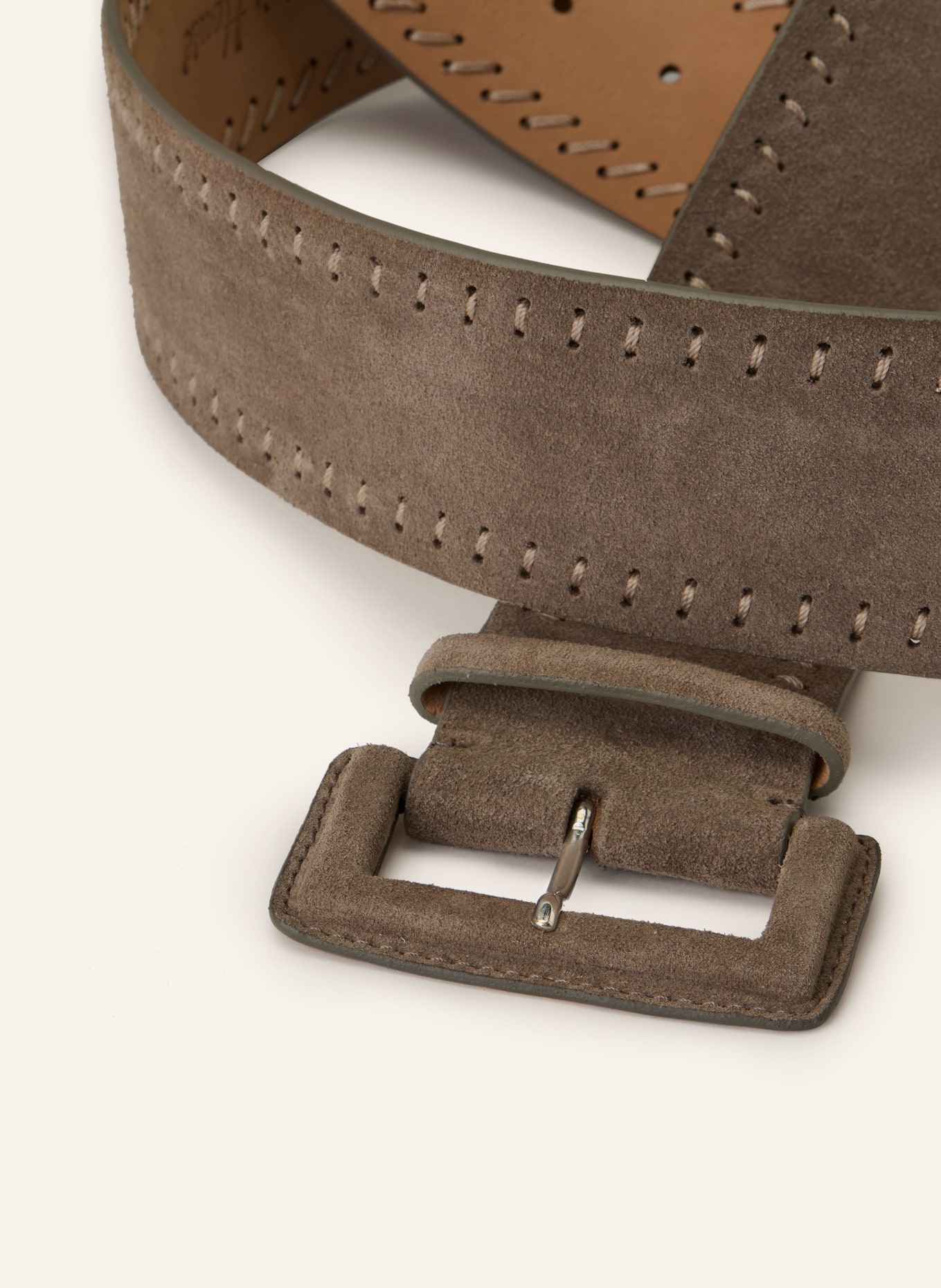 Reptile's House leather belt: TAUPE