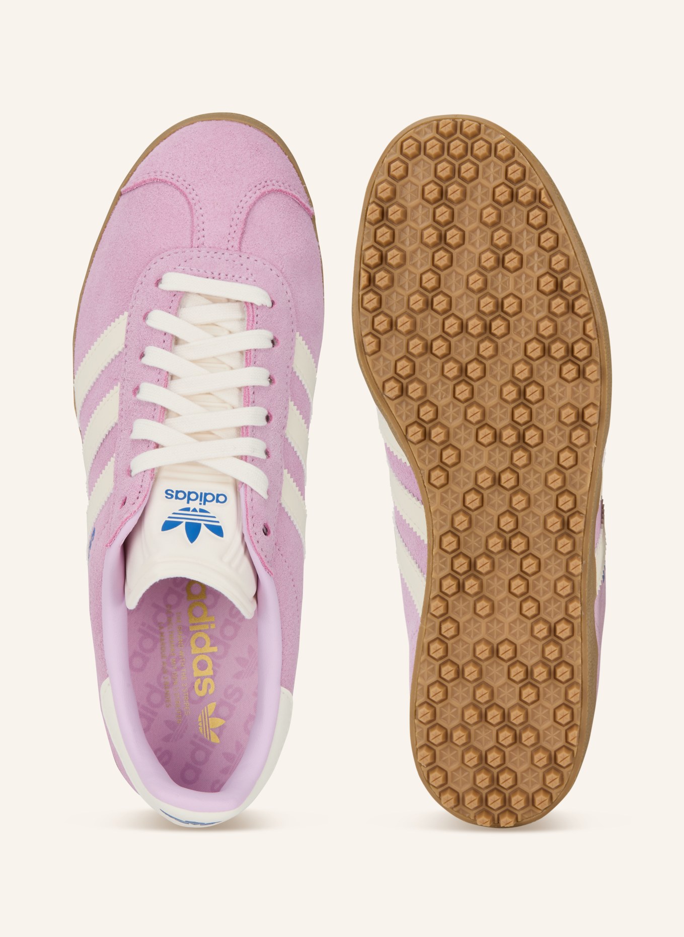 adidas Originals Golfschuhe GAZELLE GOLF: HELLLILA / WEISS