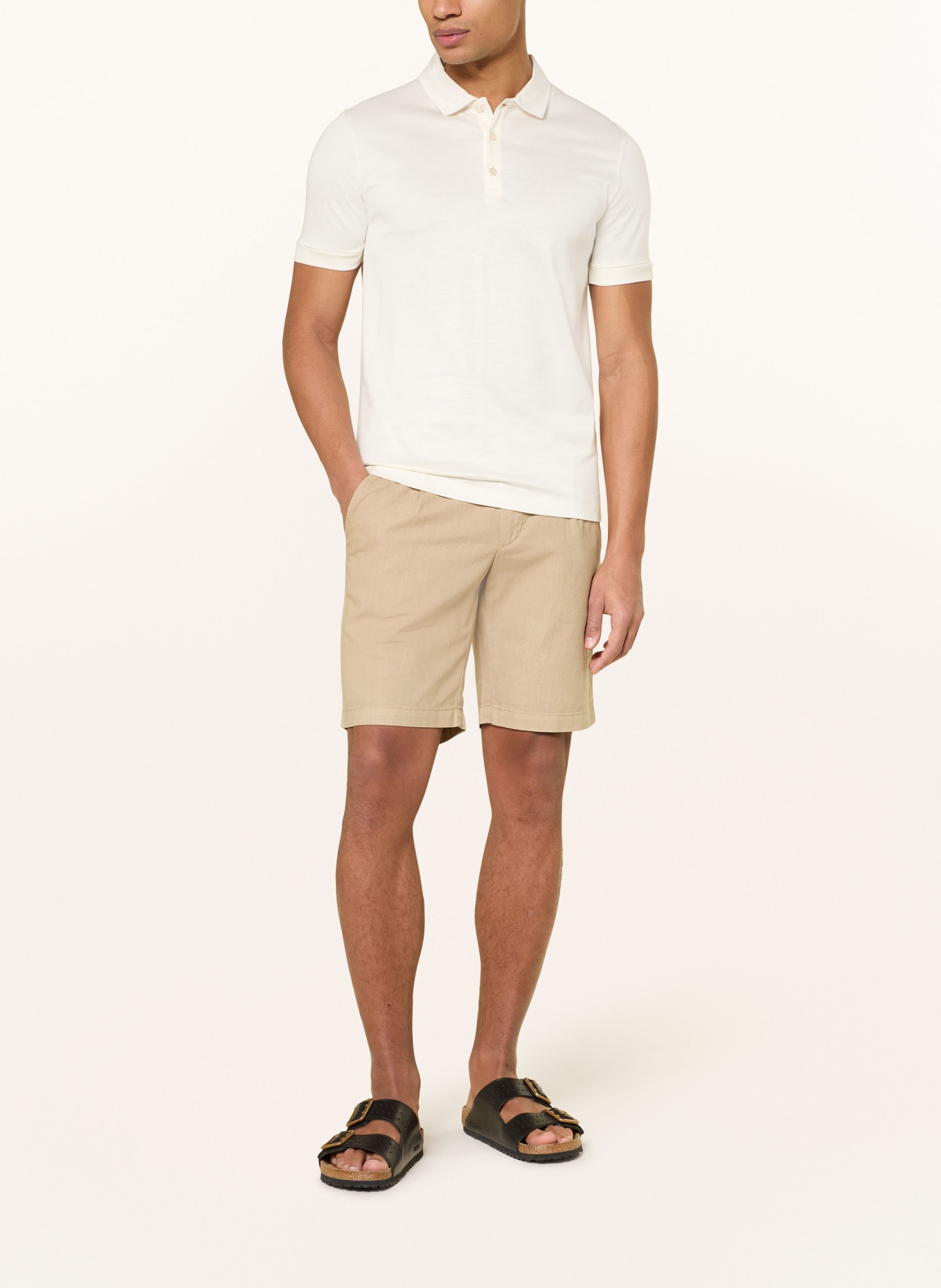 PAUL Koszulka polo z dżerseju: ECRU