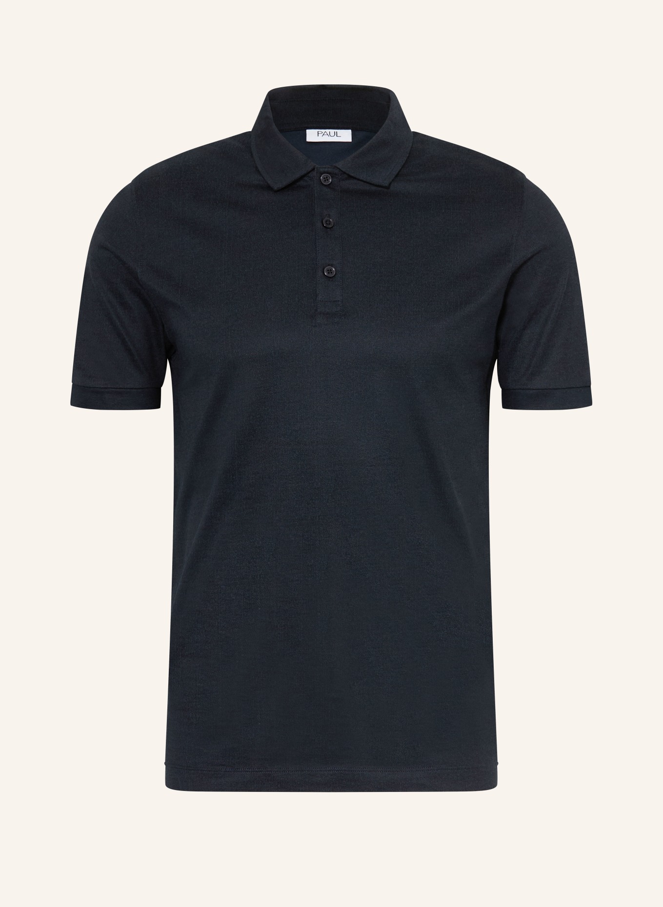 PAUL Jersey-Poloshirt: DUNKELBLAU