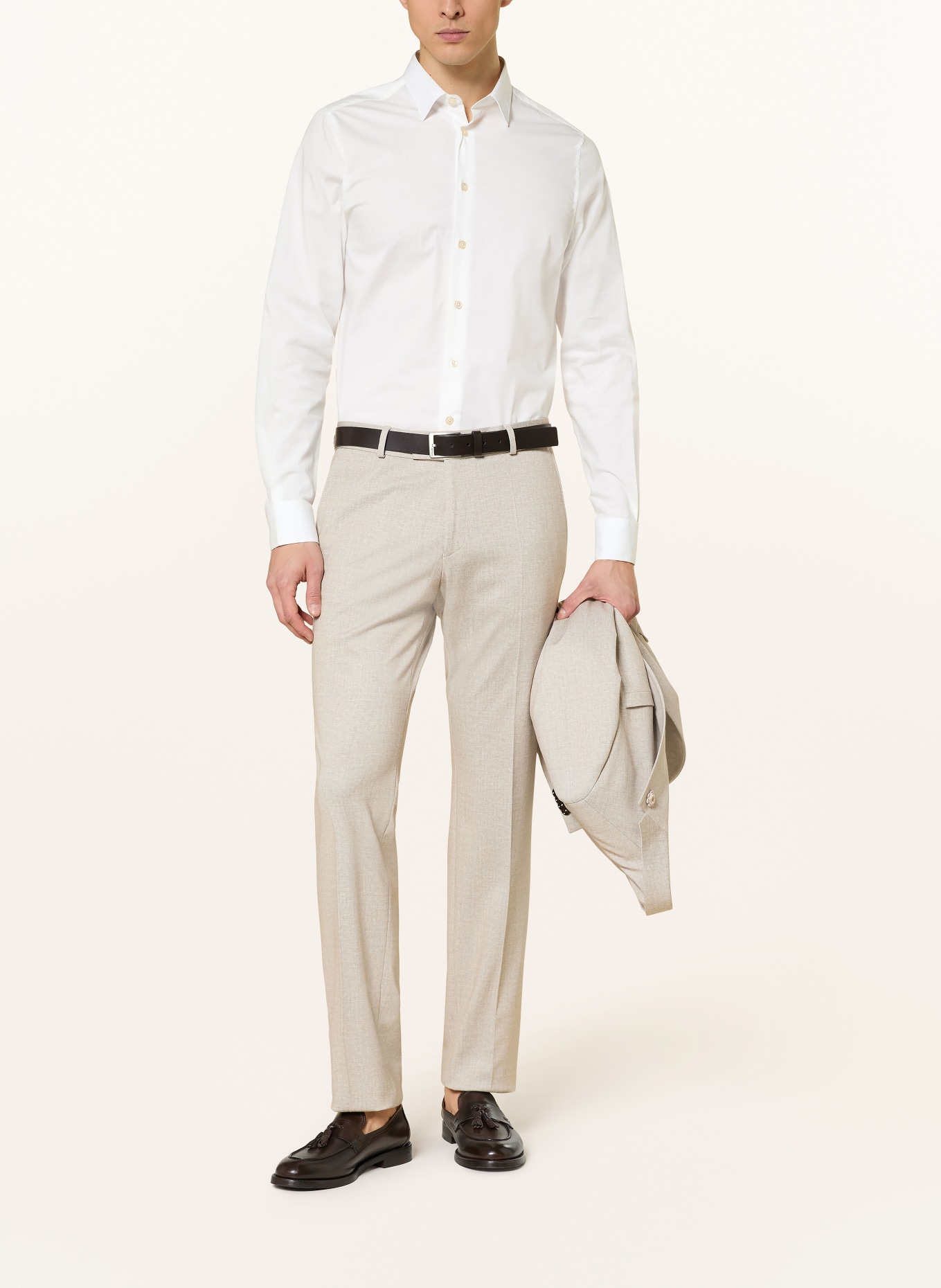 CG - CLUB of GENTS Košile Extra Slim Fit: BÍLÁ