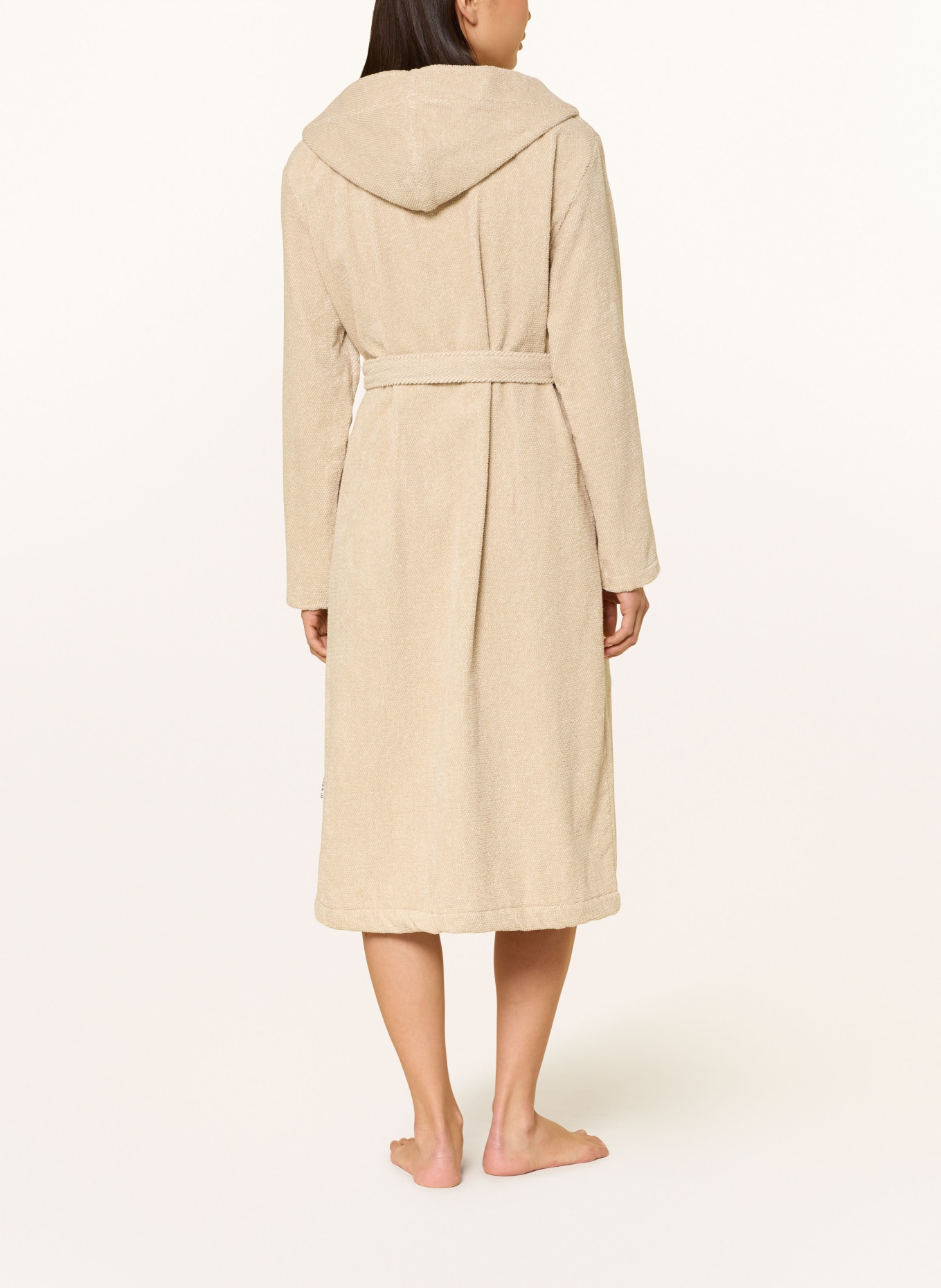 Marc O'Polo Dámský župan s kapucí: BÉŽOVÁ / BÍLÁ