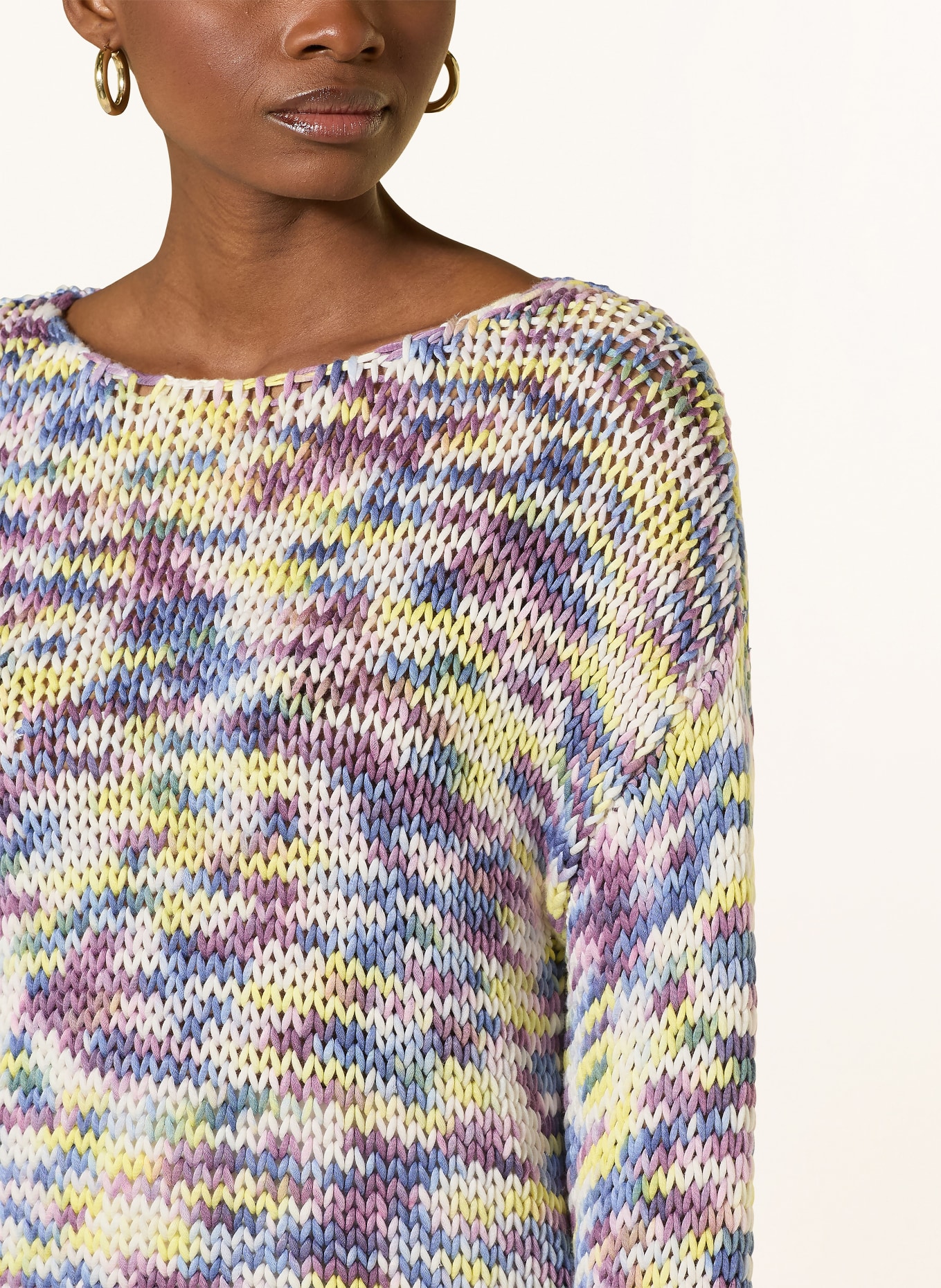 Rich & Royal Pullover: LILA / HELLGRÜN / BLAU