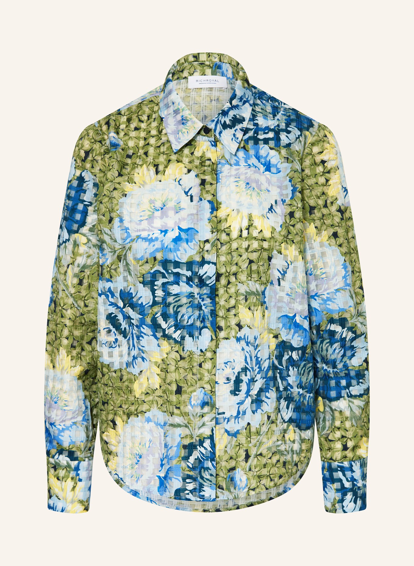 Rich & Royal košile: ZELENÁ / ŽLUTÁ / TMAVĚ MODRÁ