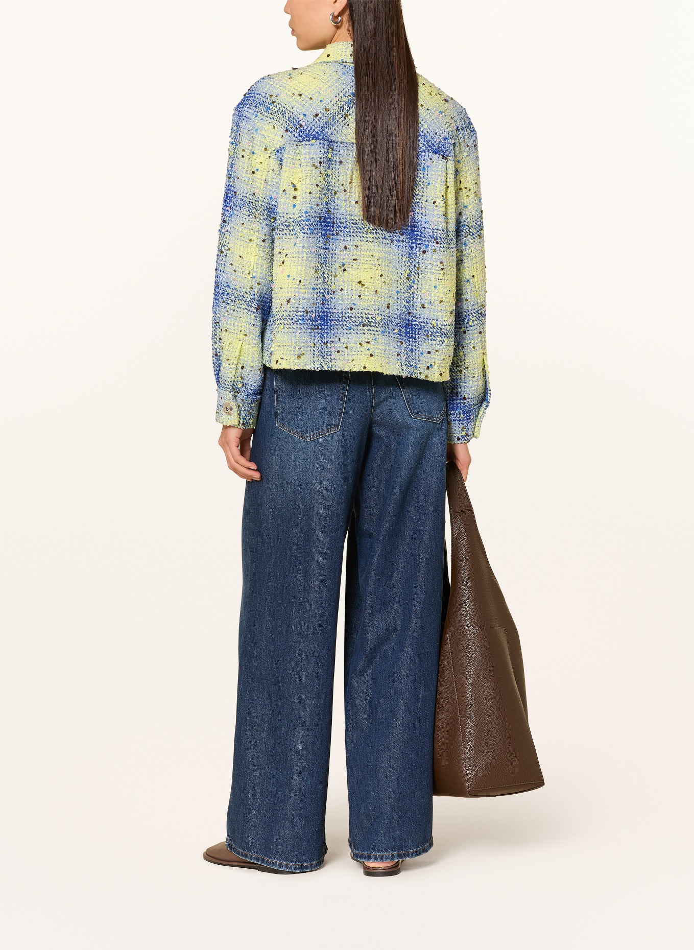 Rich & Royal overjacket: YELLOW / BLUE GRAY / BLUE