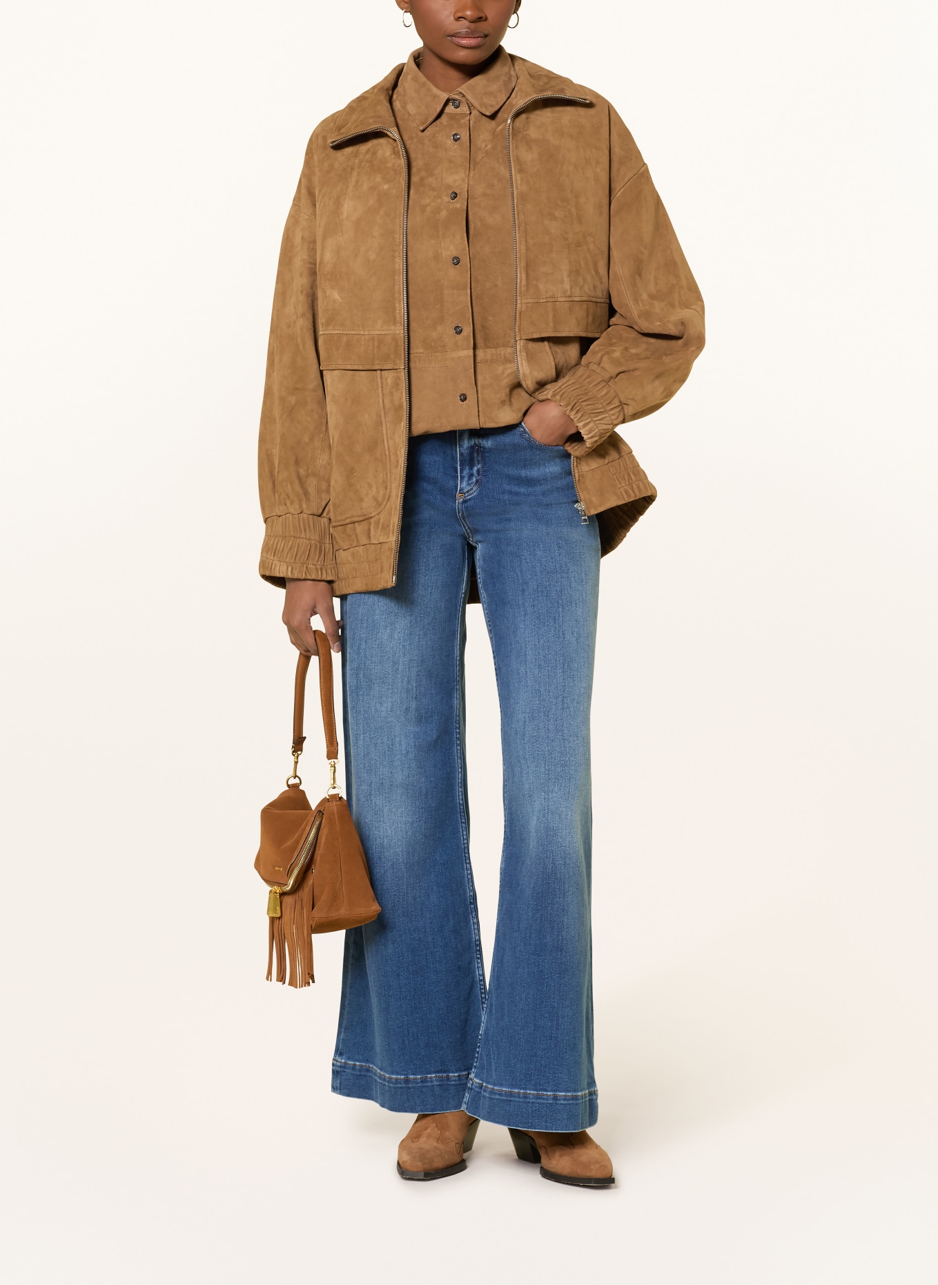 Rich & Royal Lederjacke: BRAUN