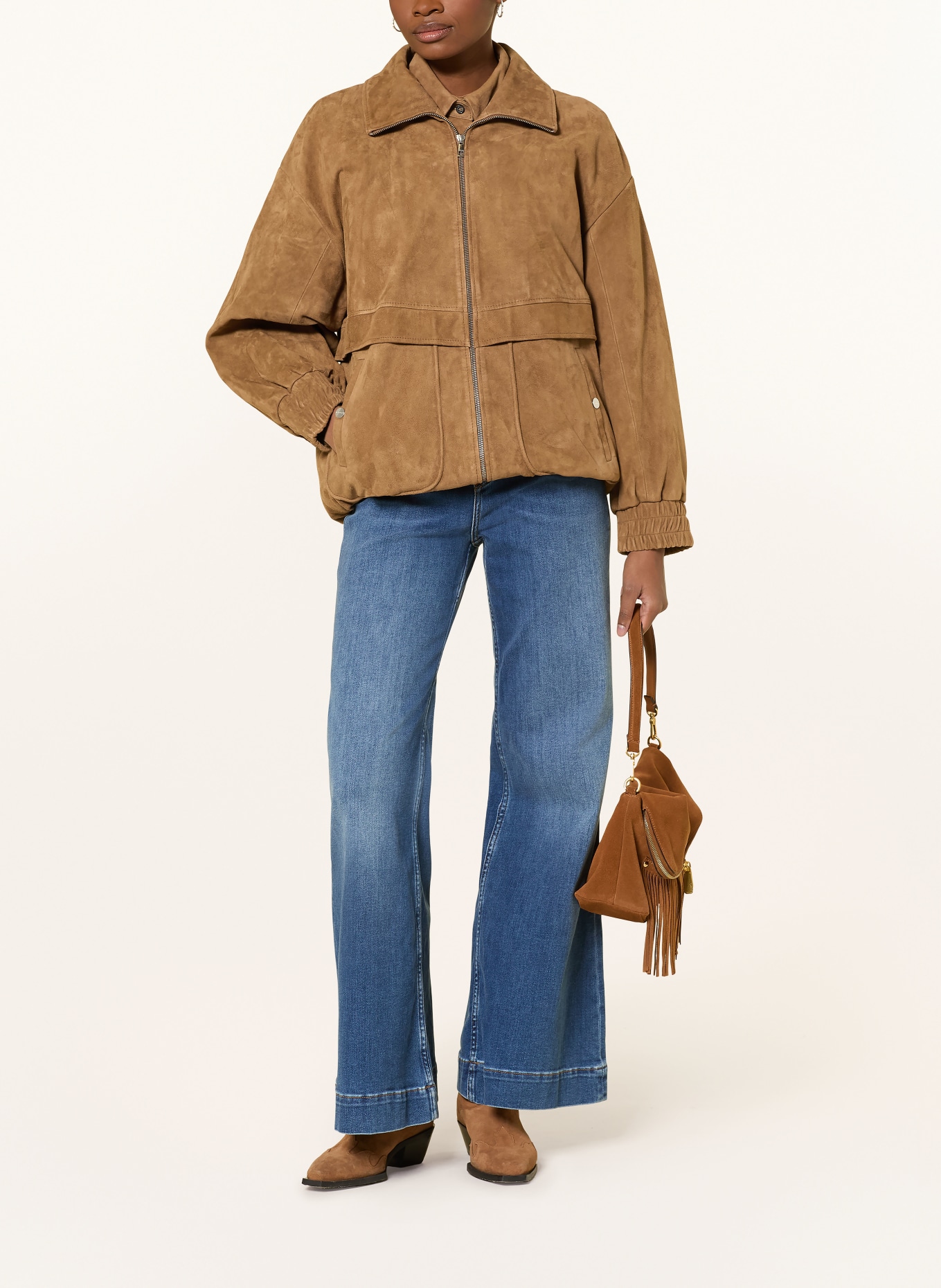 Rich & Royal Lederjacke: BRAUN