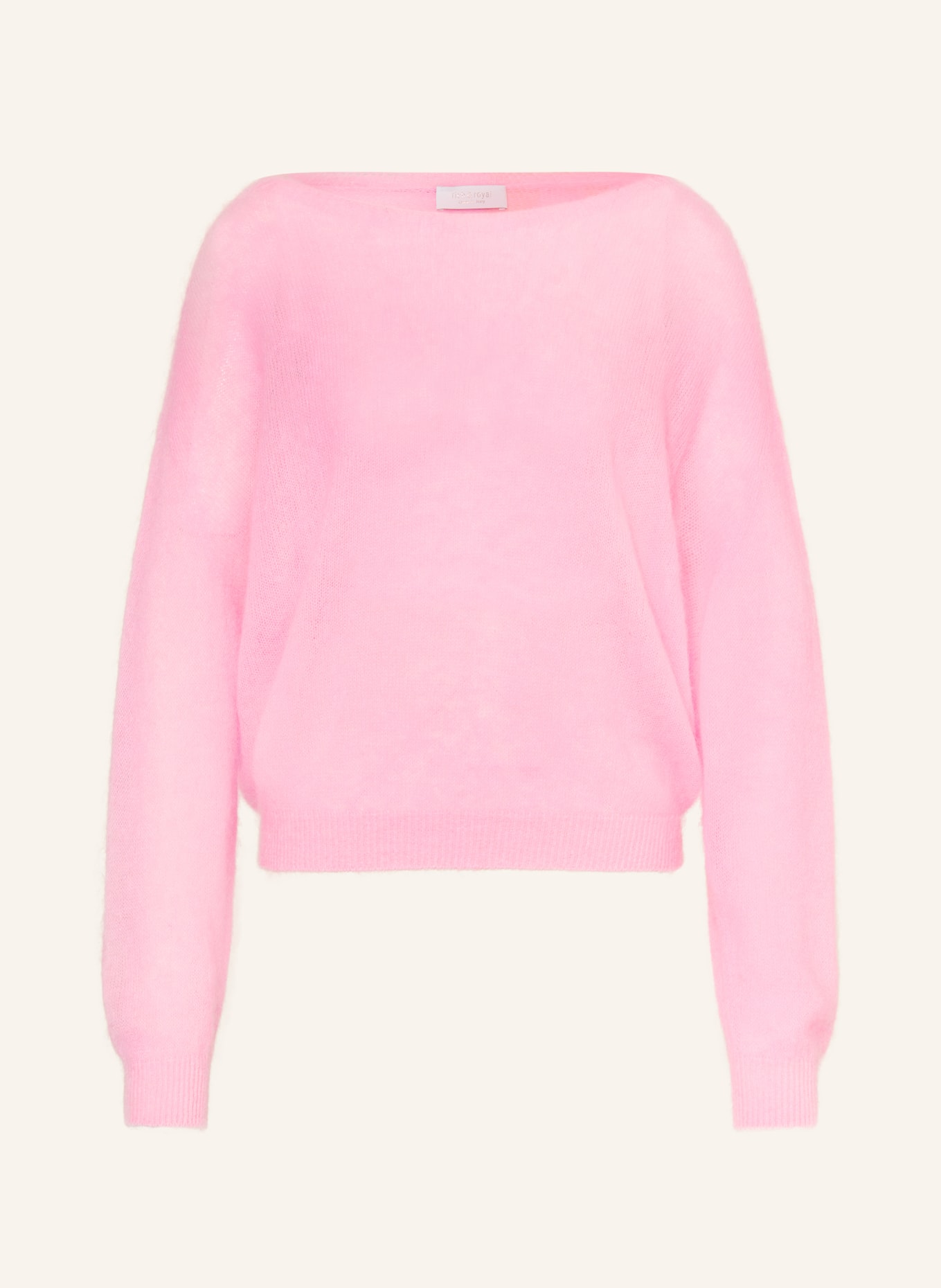 Rich & Royal Sweater with alpaca: PINK