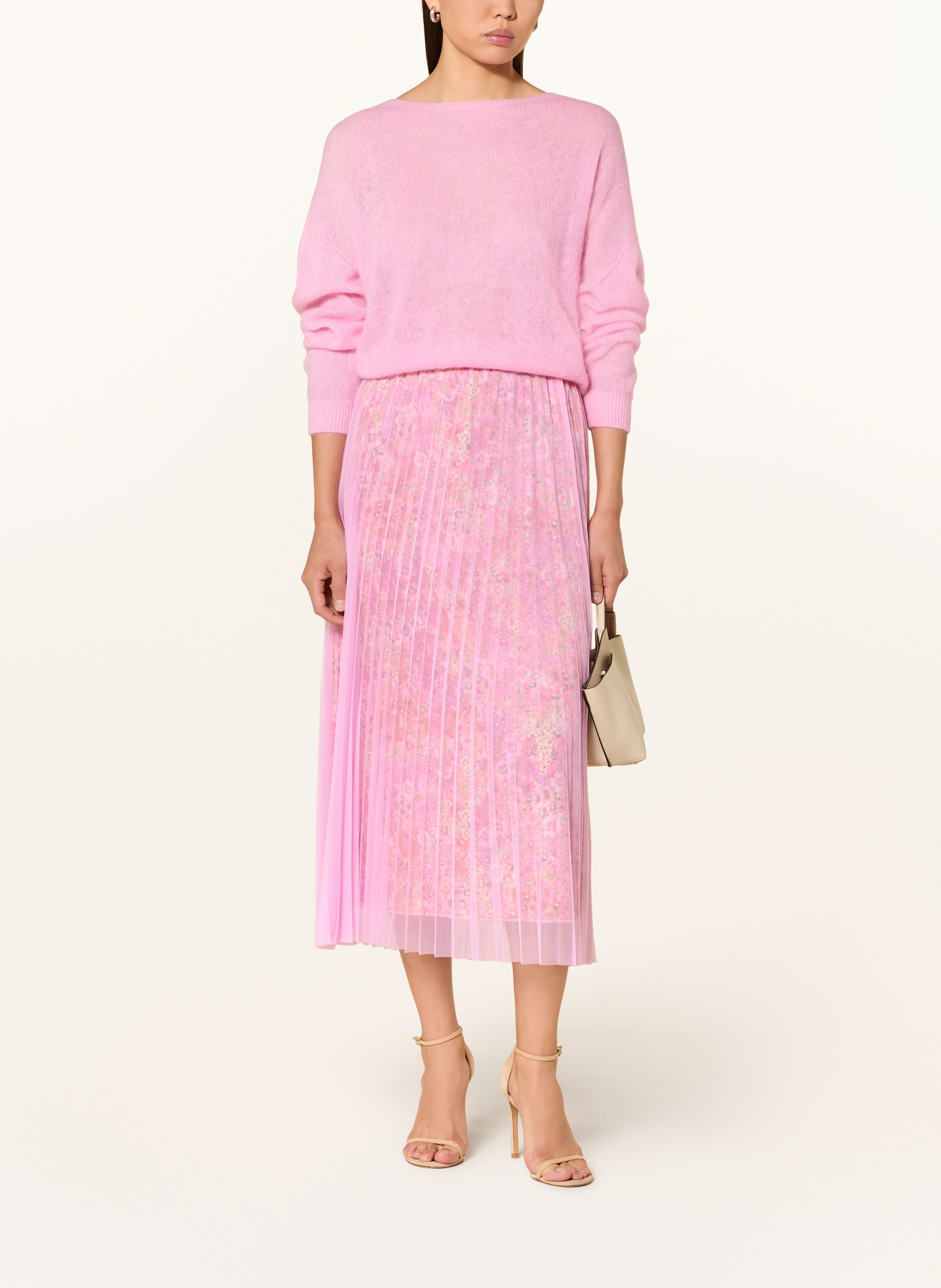 Rich & Royal Sweater with alpaca: PINK