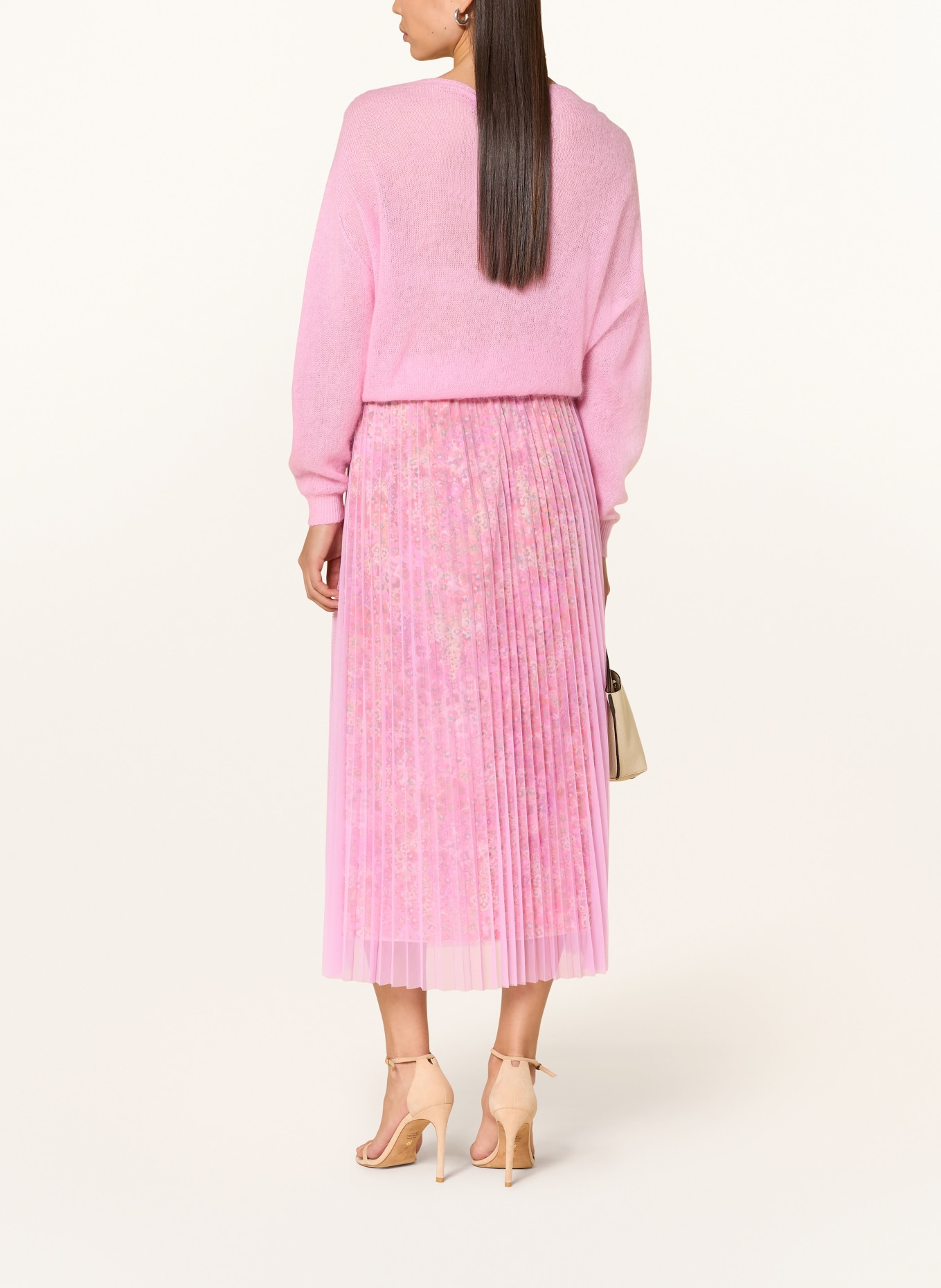 Rich & Royal Sweater with alpaca: PINK