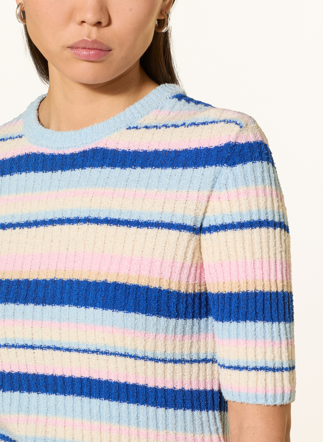 Rich & Royal Strickshirt: HELLBLAU / HELLGELB / BLAU