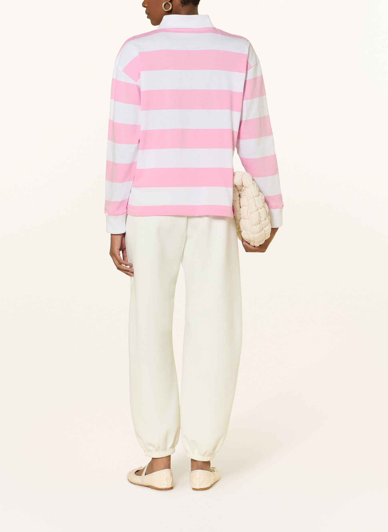 Rich & Royal Rugbyshirt: ROSA / WEISS