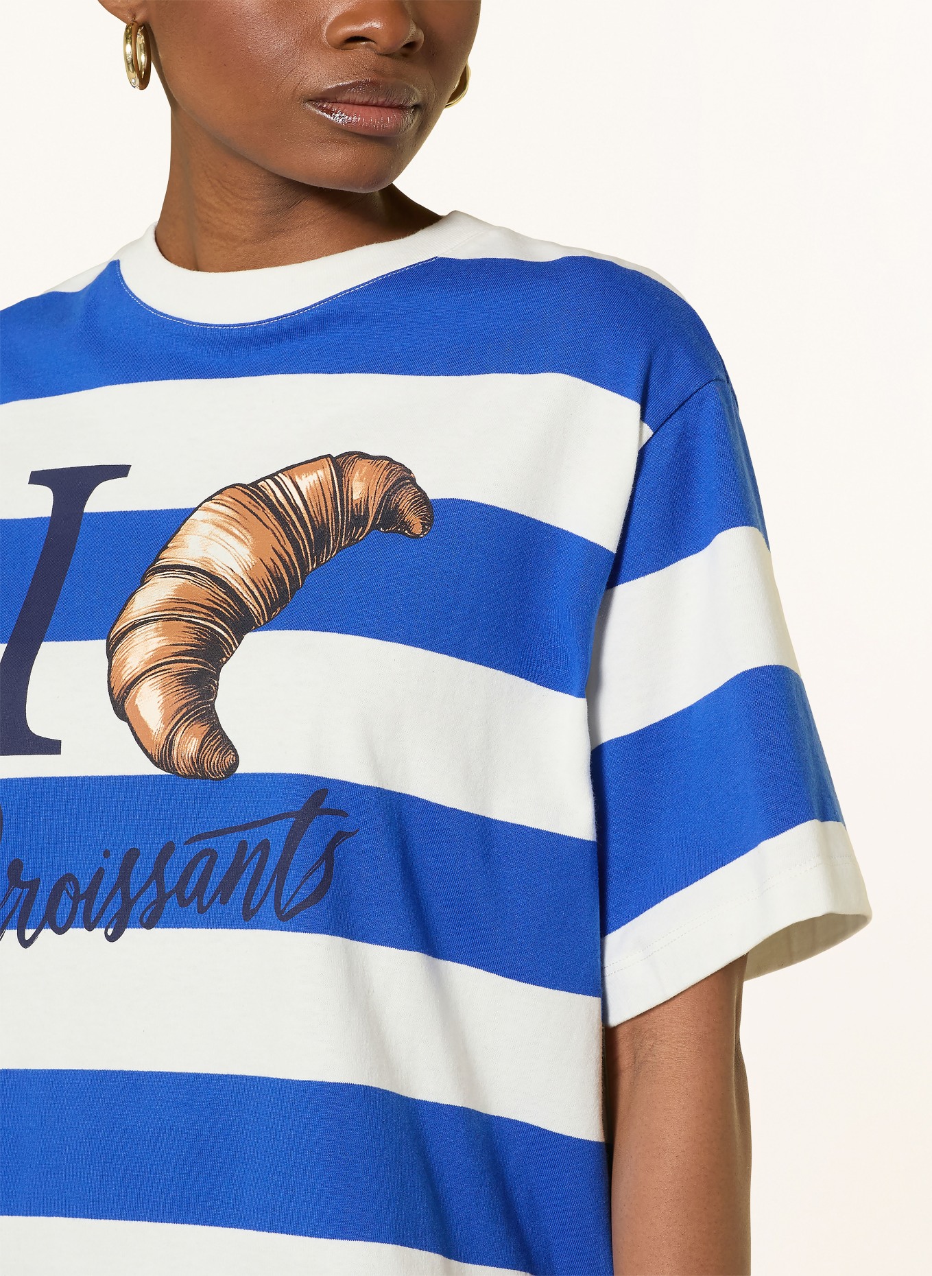 Rich & Royal koszulka: NIEBIESKI / BIAŁY