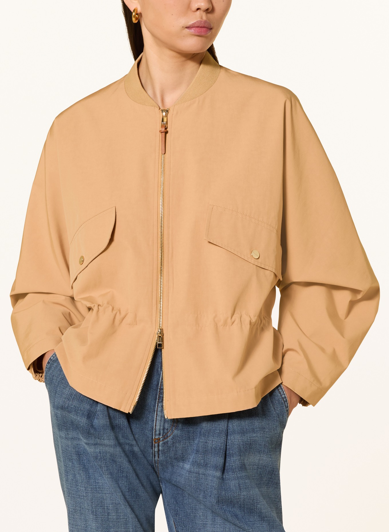 Rich & Royal Blouson: CAMEL