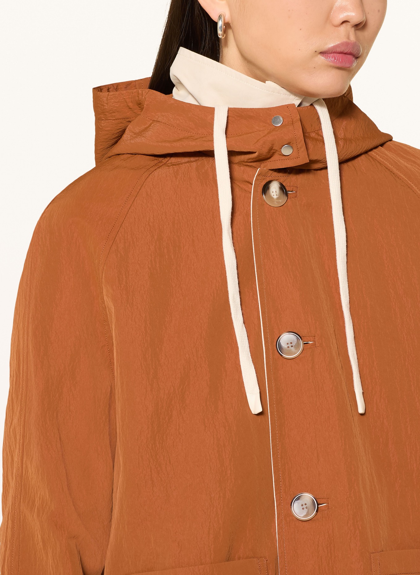 Rich & Royal Oboustranný trenčkot: KRÉMOVÁ / HNĚDÁ