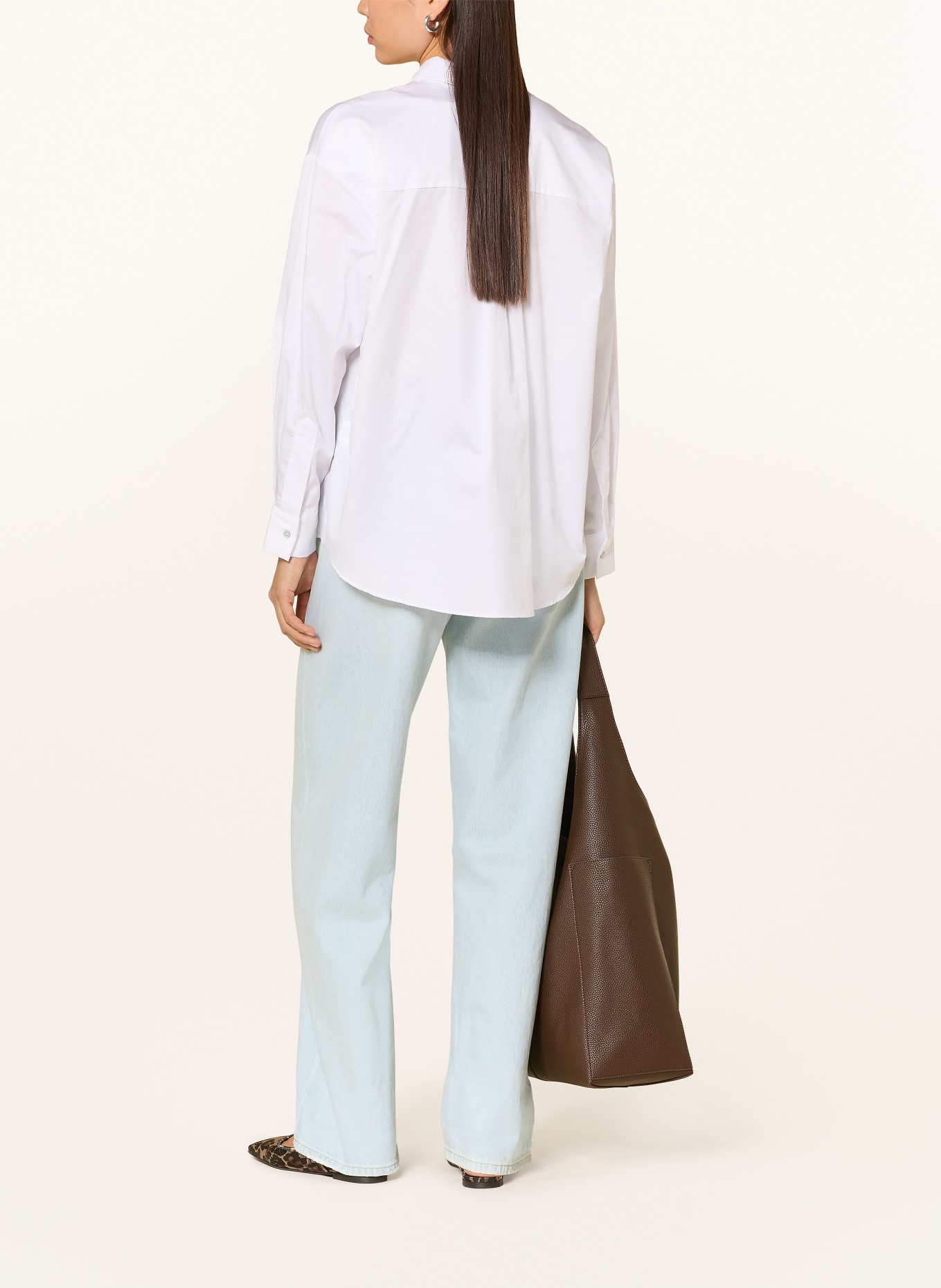 Rich & Royal Wide Leg Jeans: HELLBLAU