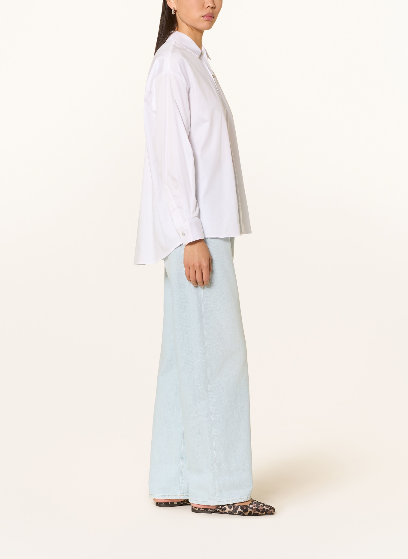 Rich & Royal Wide Leg Jeans: HELLBLAU