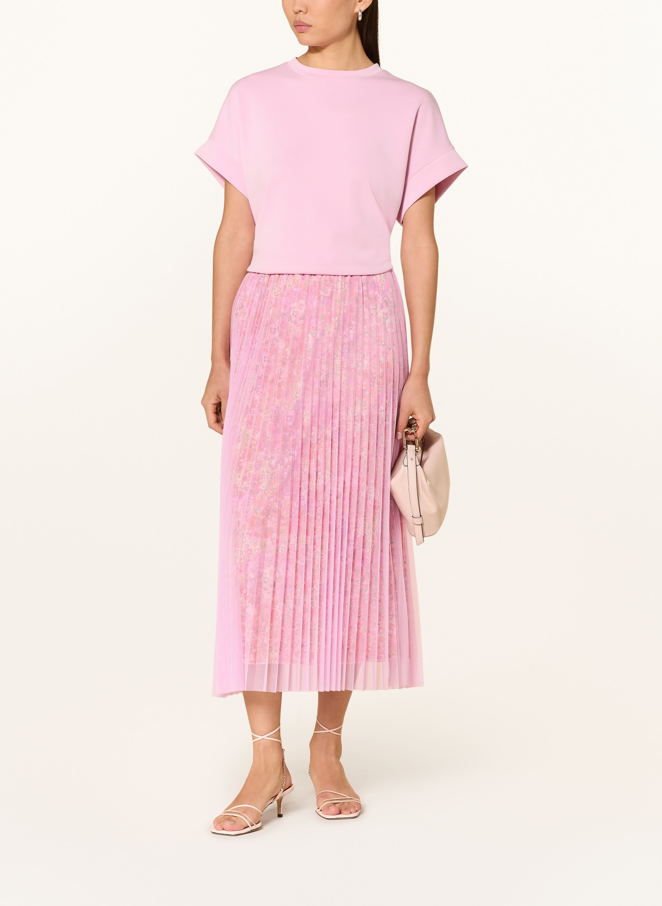 Rich & Royal pleated skirt: PINK