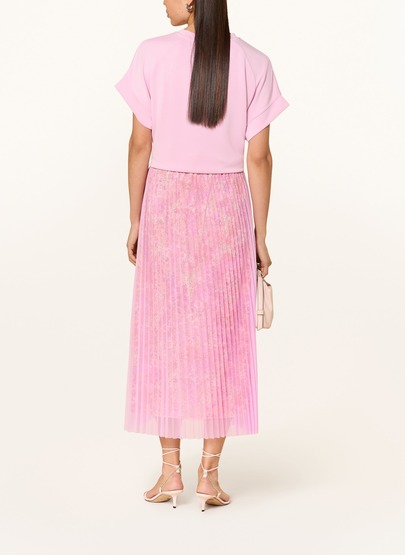Rich & Royal pleated skirt: PINK