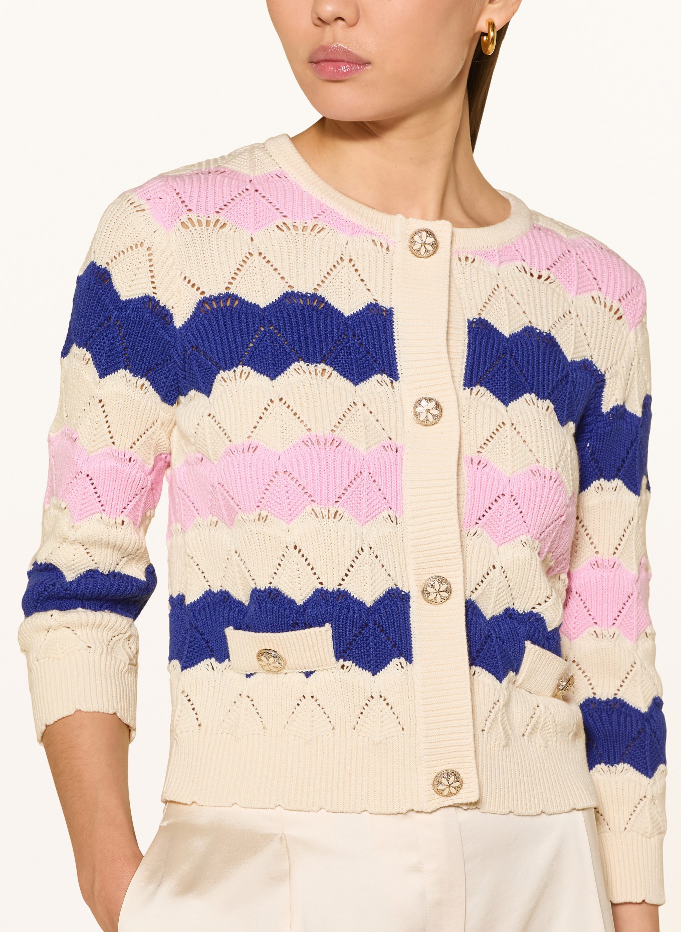 Rich & Royal svetr: TMAVĚ ŽLUTÁ / RŮŽOVÁ / TMAVĚ MODRÁ