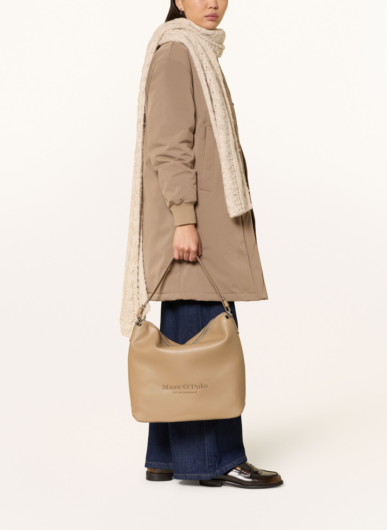 Marc O'Polo Beuteltasche VEKA MEDIUM: BRAUN