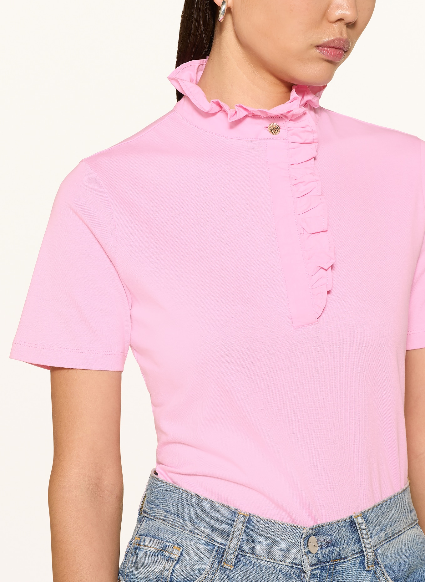 Rich & Royal Tričko s volánky: RŮŽOVÁ