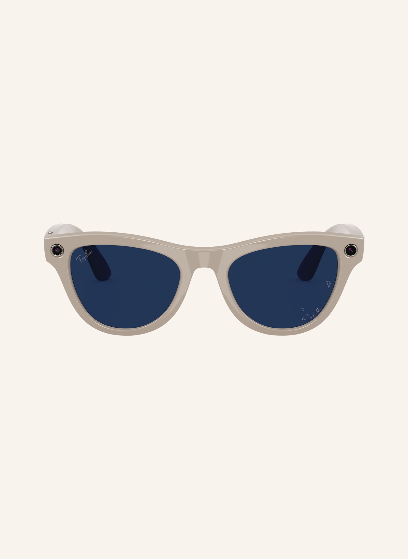 Ray-Ban Smart Glasses RW4014 META SKYLER: CHALKY GRAY / SAPHIR TRANSITIONS®