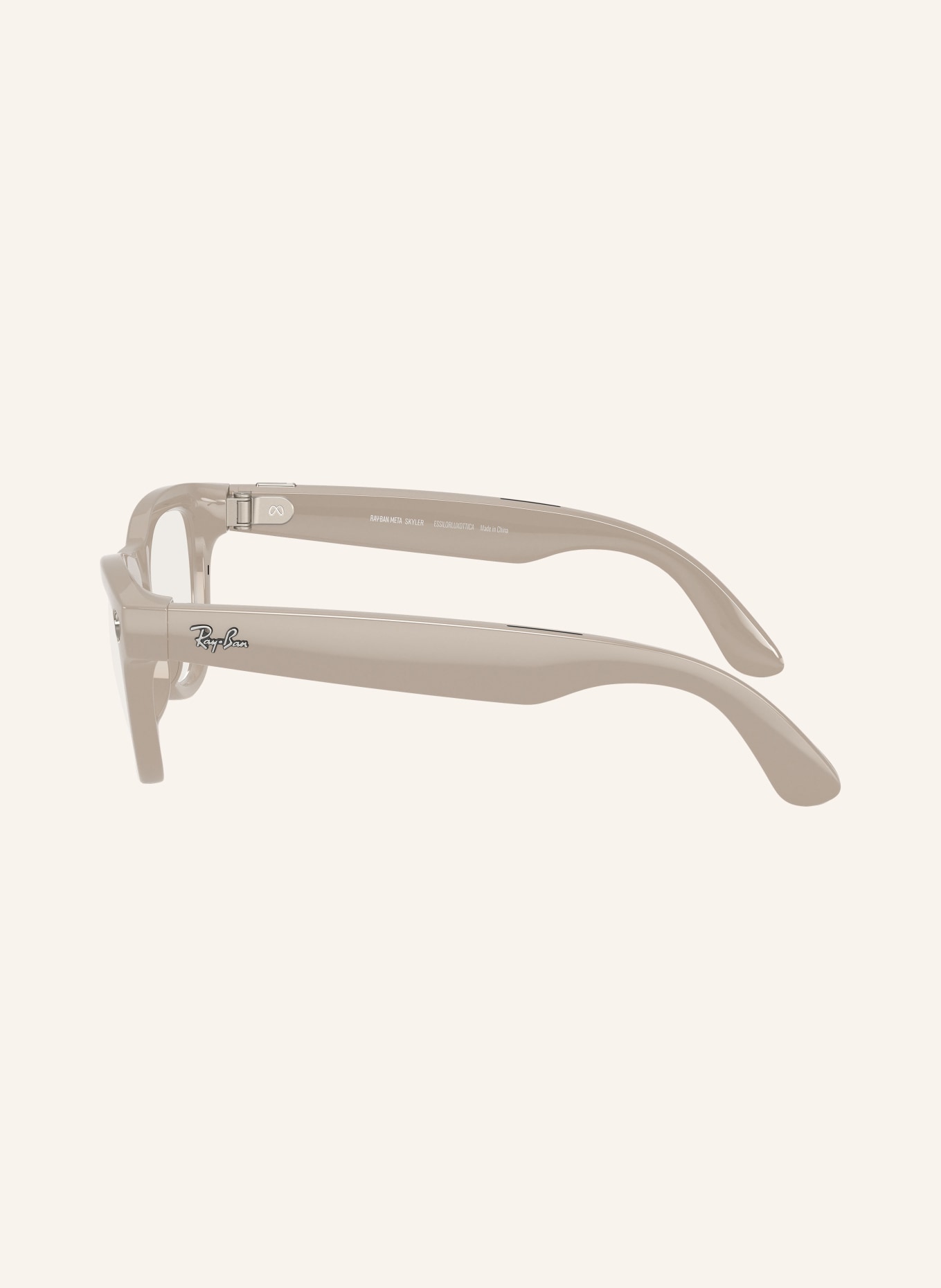 Ray-Ban Smart Glasses RW4014 META SKYLER: CHALKY GRAY / SAPHIR TRANSITIONS®