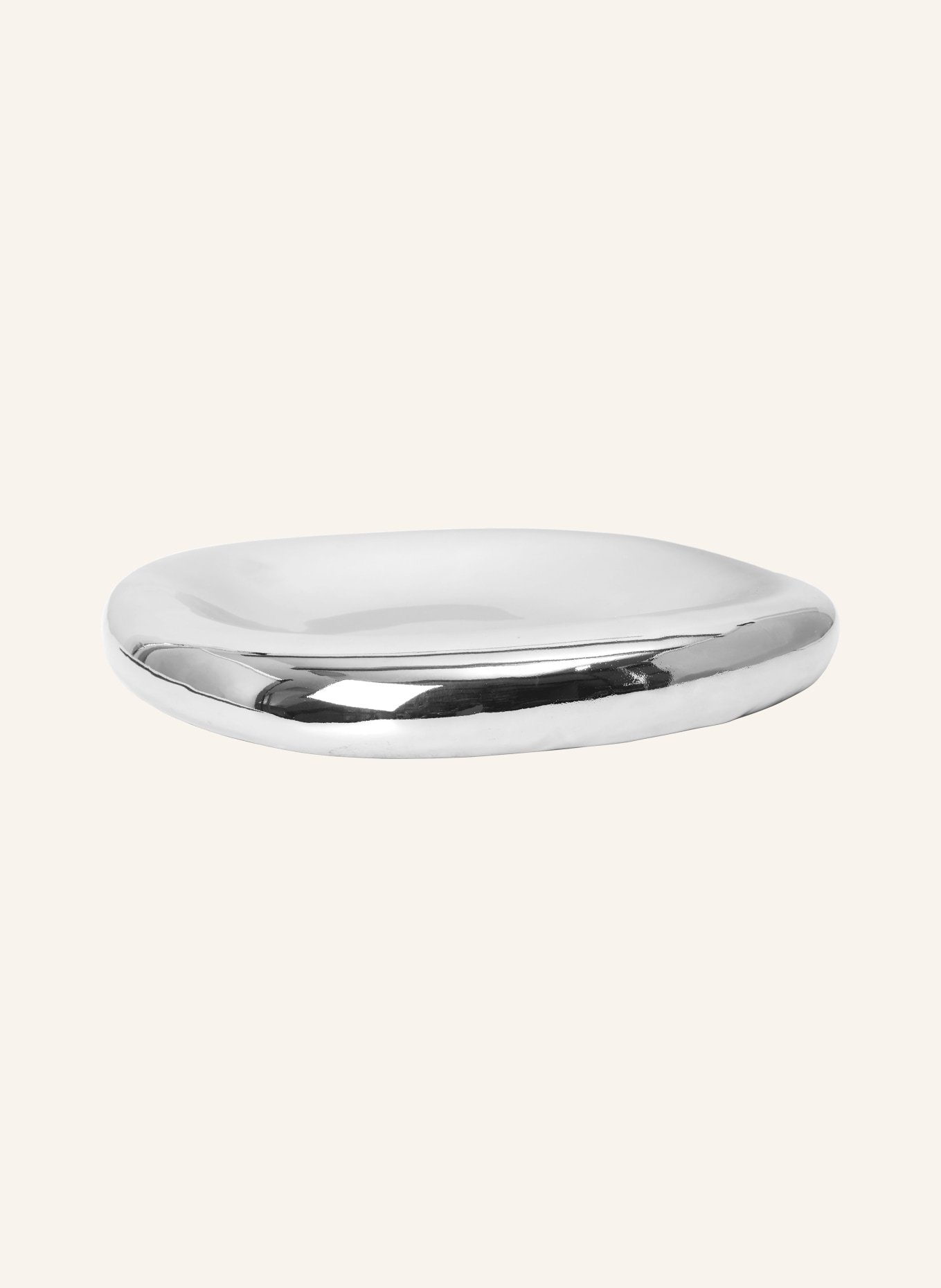 Ferm LIVING BELLURE decorative bowl: SILVER