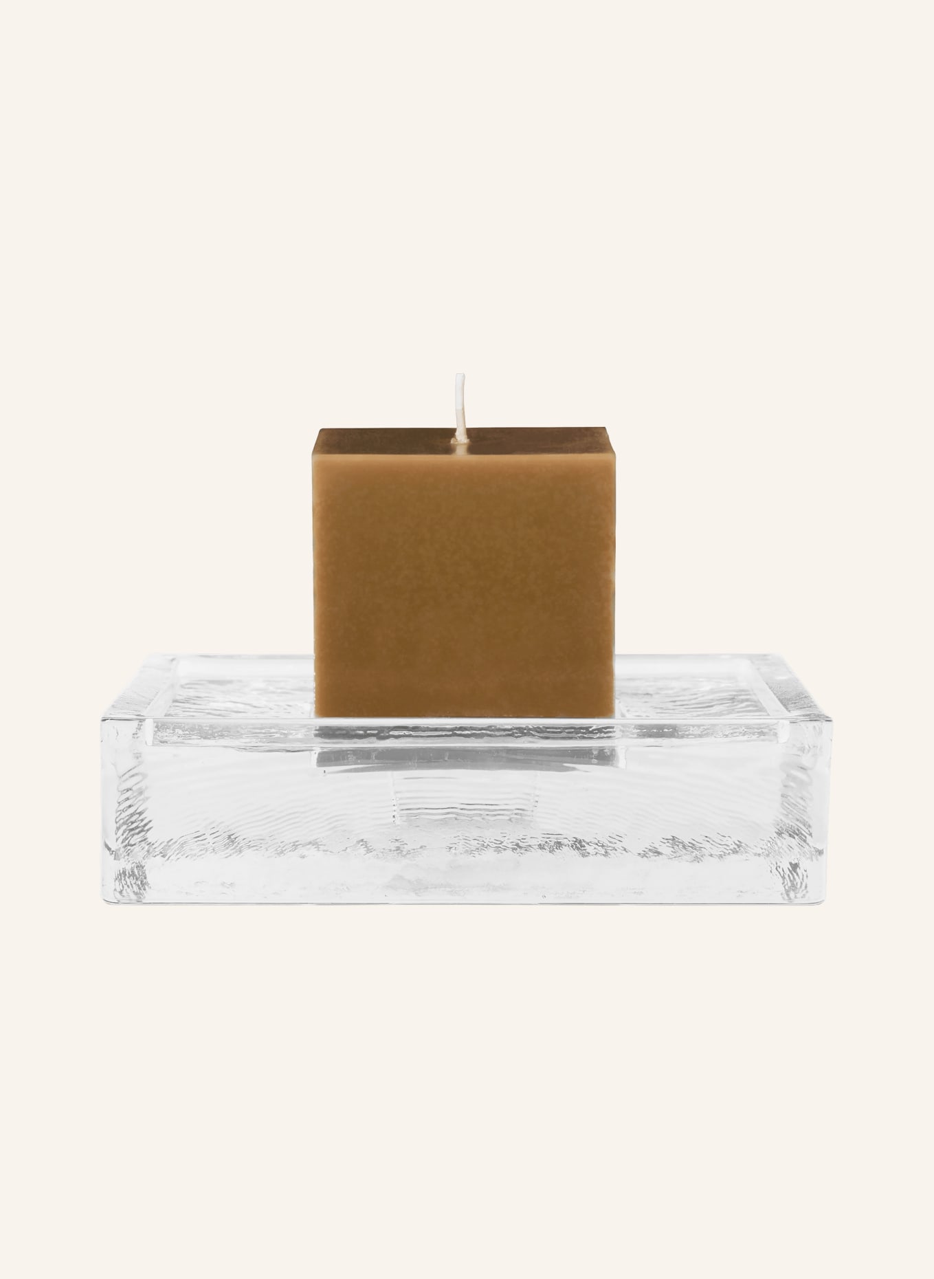 Ferm LIVING Świeca BURREN SMALL: BRĄZOWY