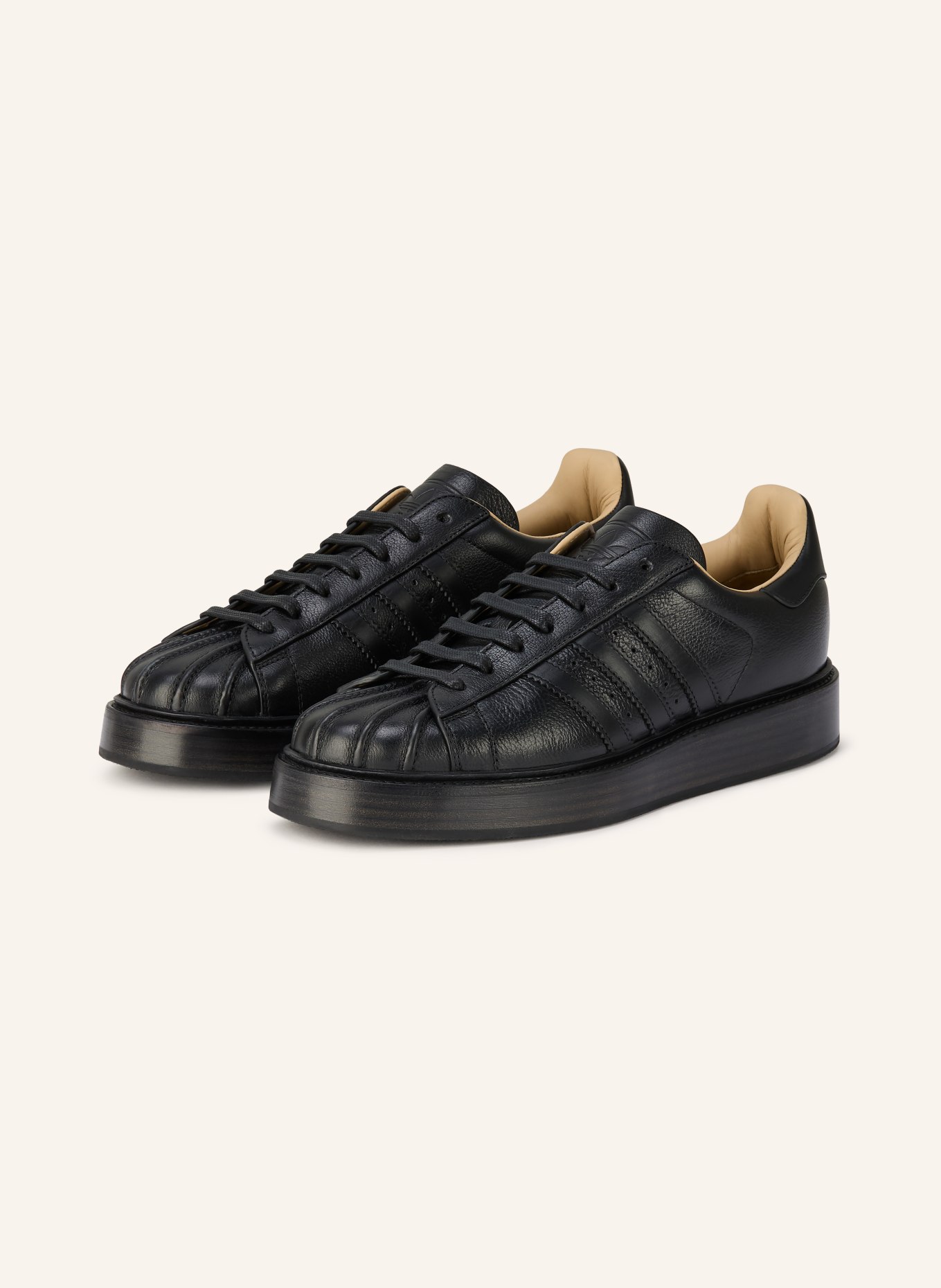 adidas Originals SUPERSTAR LUX sneaker: BLACK