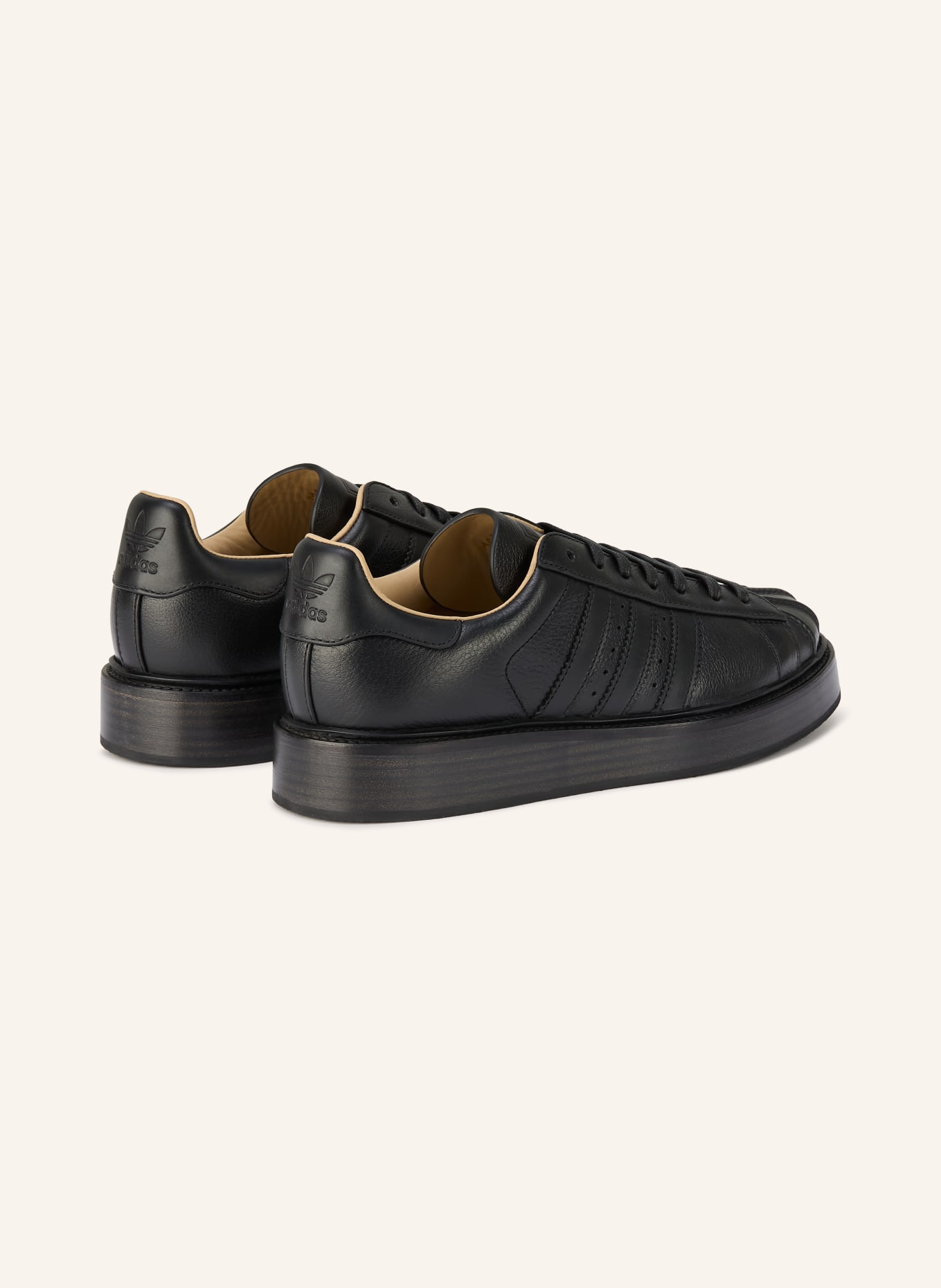 adidas Originals SUPERSTAR LUX sneaker: BLACK