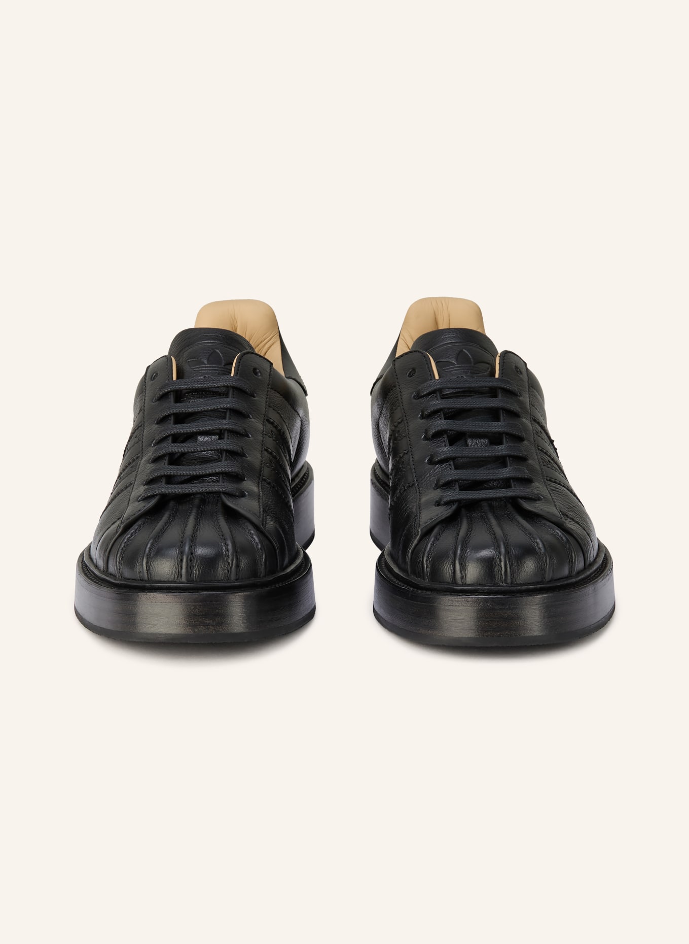 adidas Originals SUPERSTAR LUX sneaker: BLACK