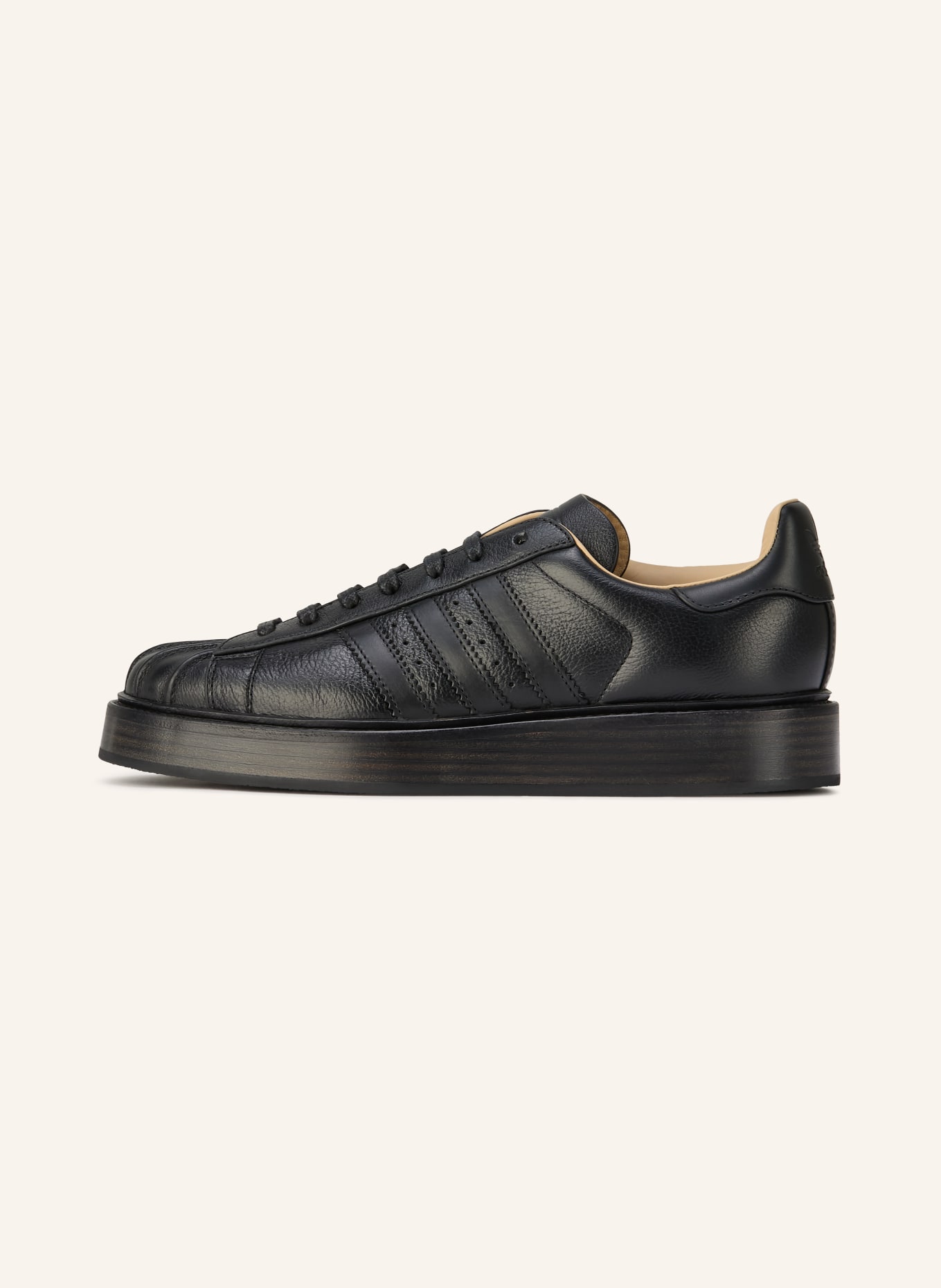 adidas Originals SUPERSTAR LUX sneaker: BLACK