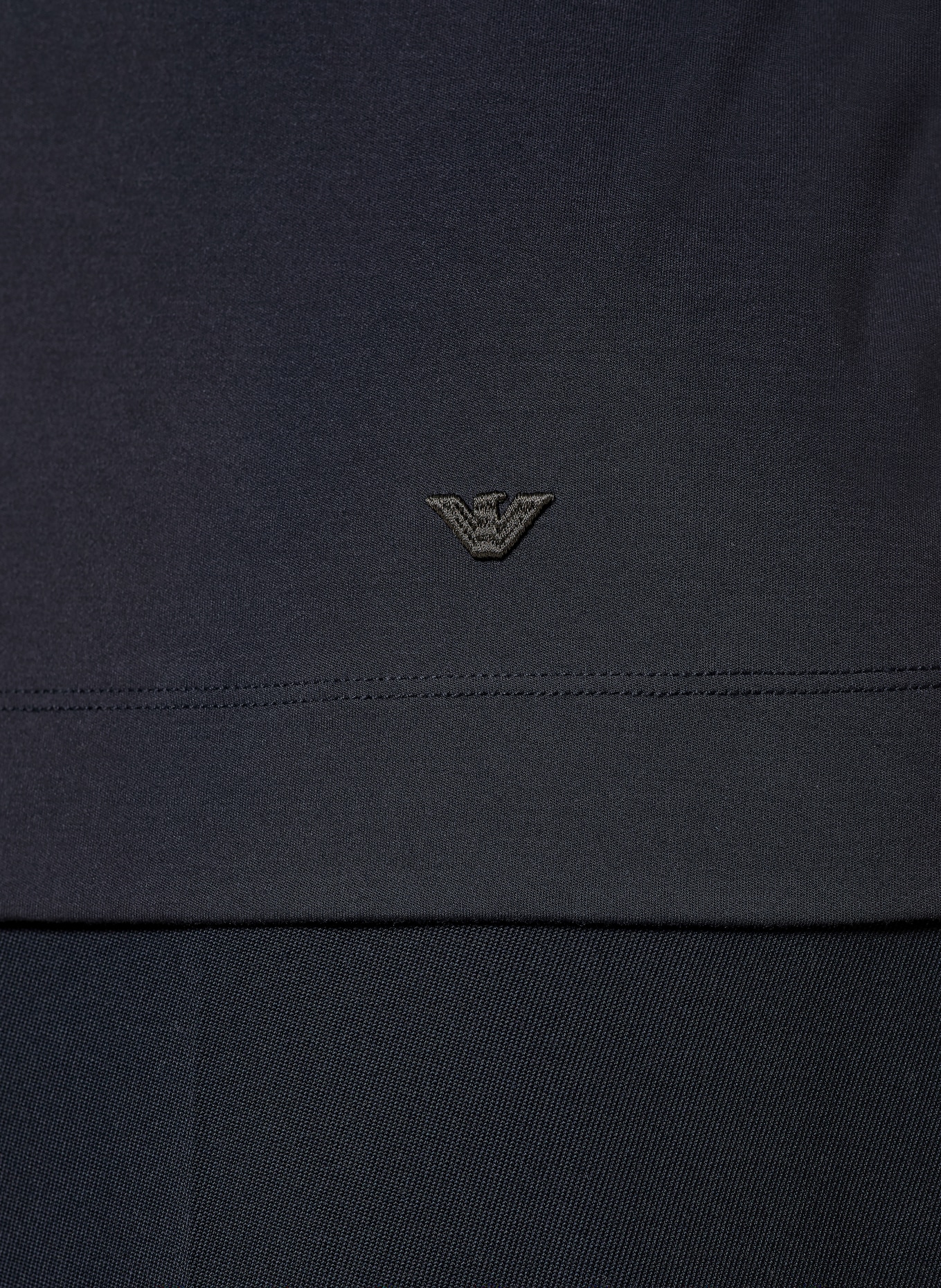 EMPORIO ARMANI T-shirt: BLACK / DARK GRAY