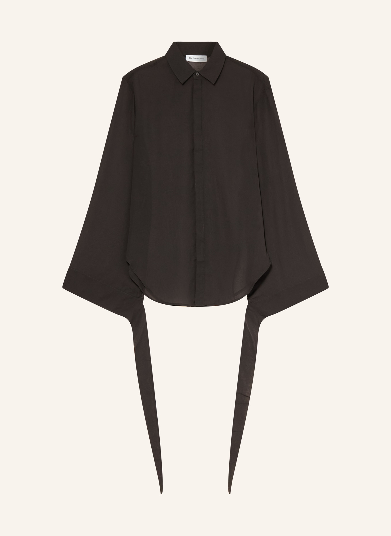 The Frankie Shop Bluzka koszulowa VERLIN: CZARNY