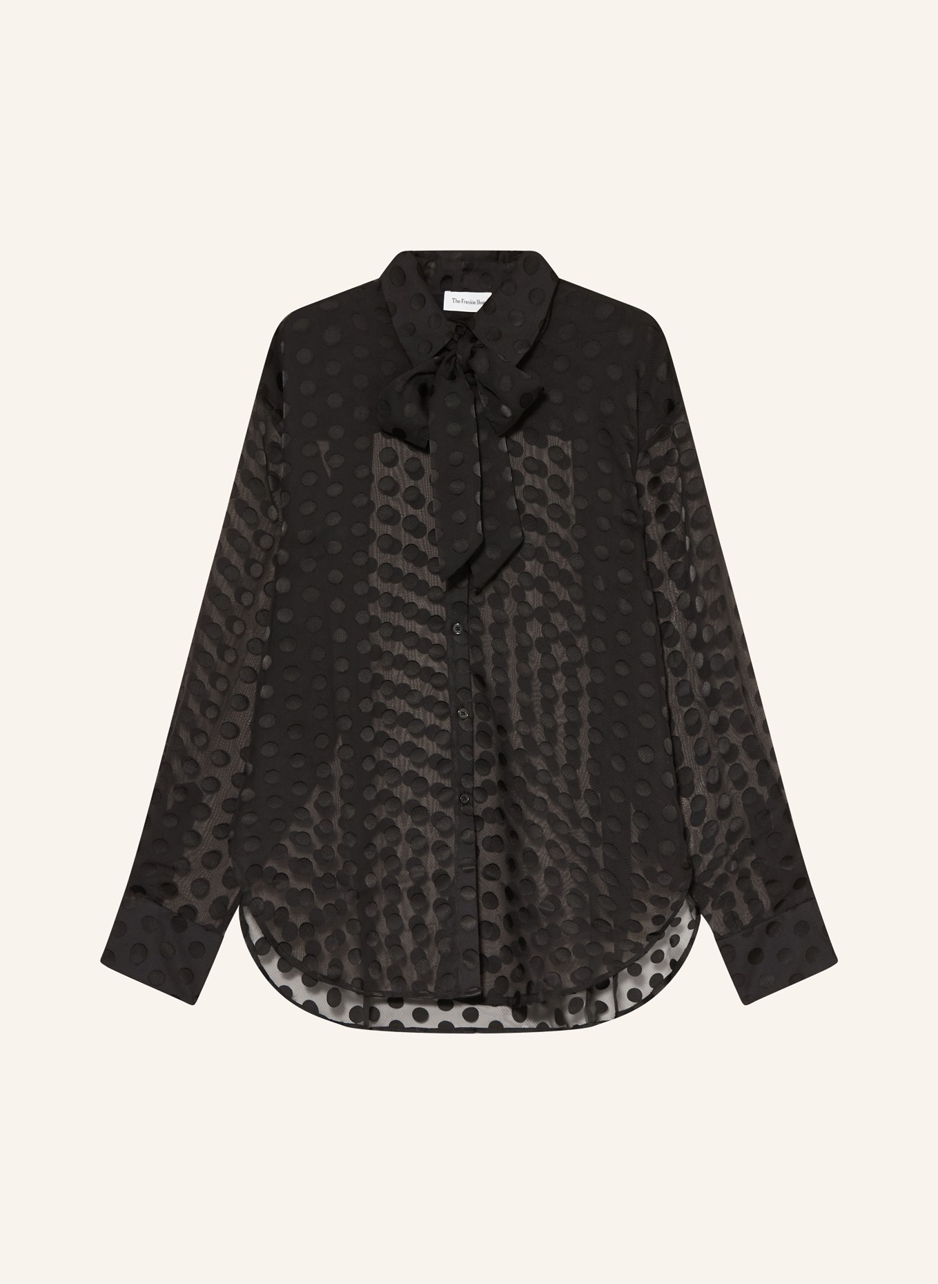 The Frankie Shop Schluppenbluse PERI SHEER: SCHWARZ