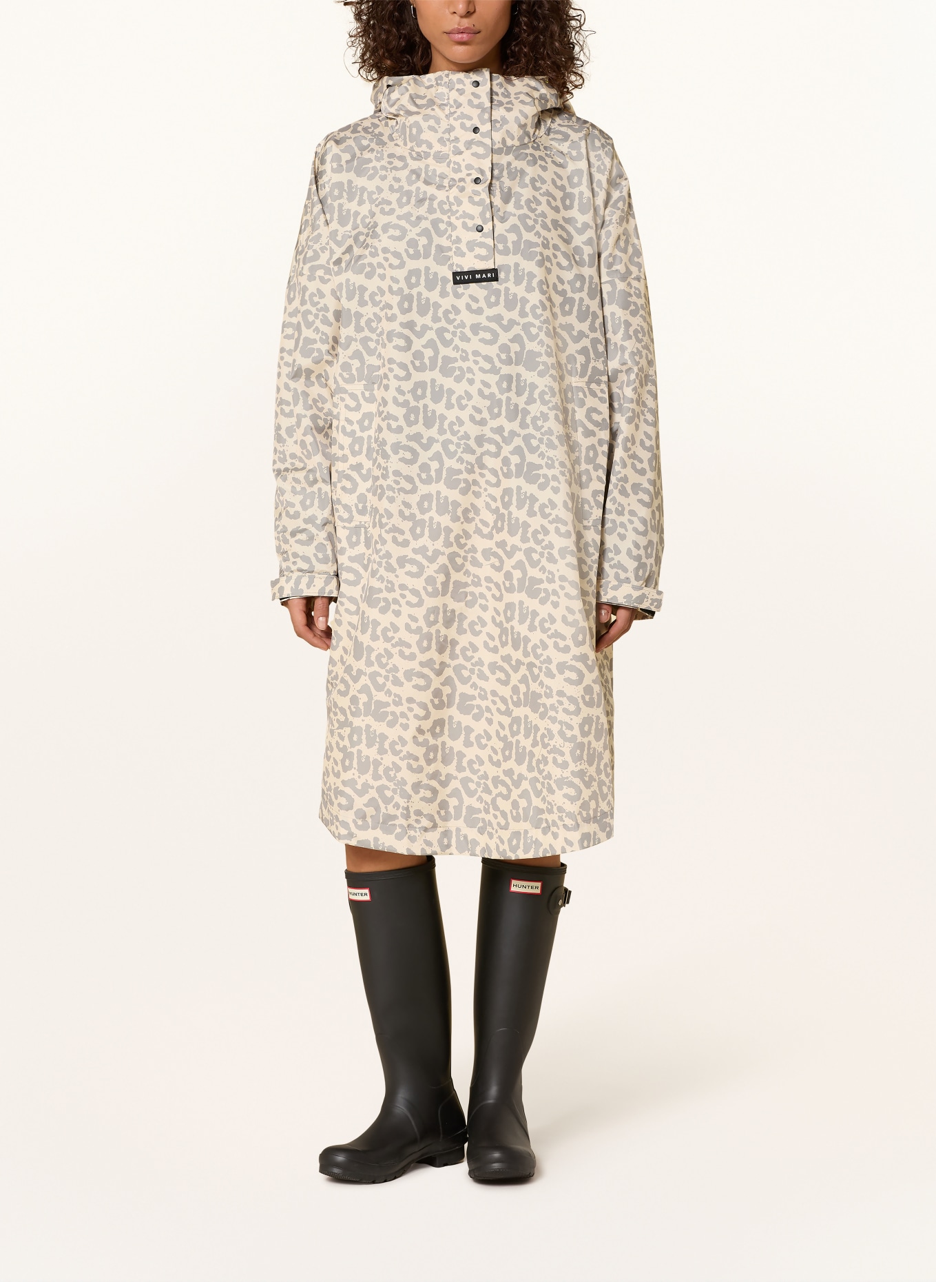 VIVI MARI pláštěnka: BÉŽOVÁ / ŠEDÁ