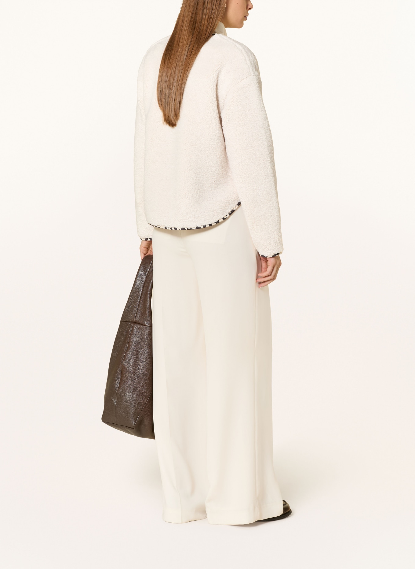 VIVI MARI Teddyfell-Jacke: ECRU