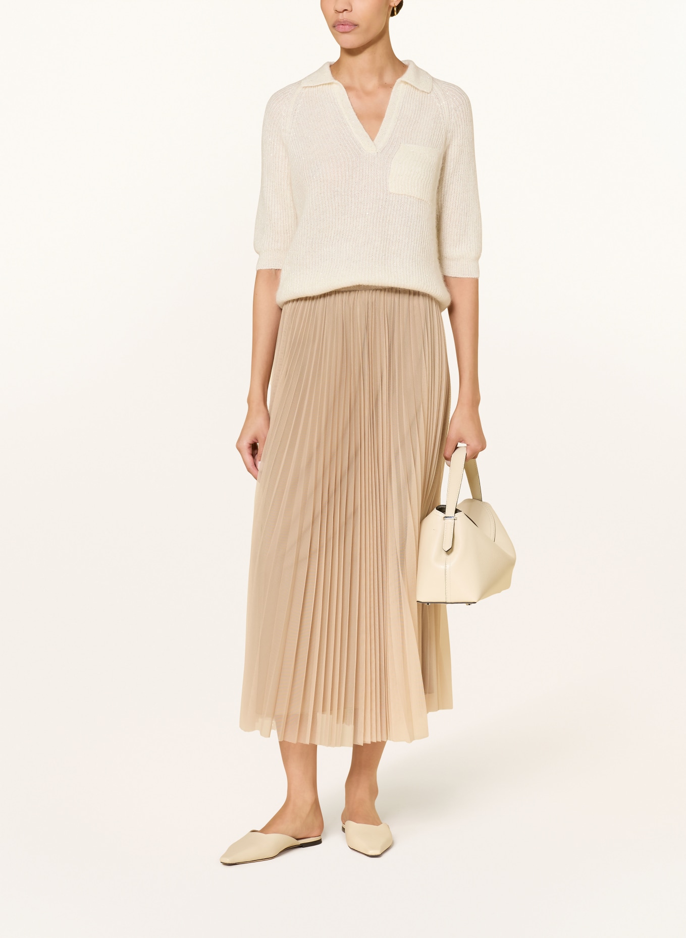 FABIANA FILIPPI Tüllrock: HELLBRAUN